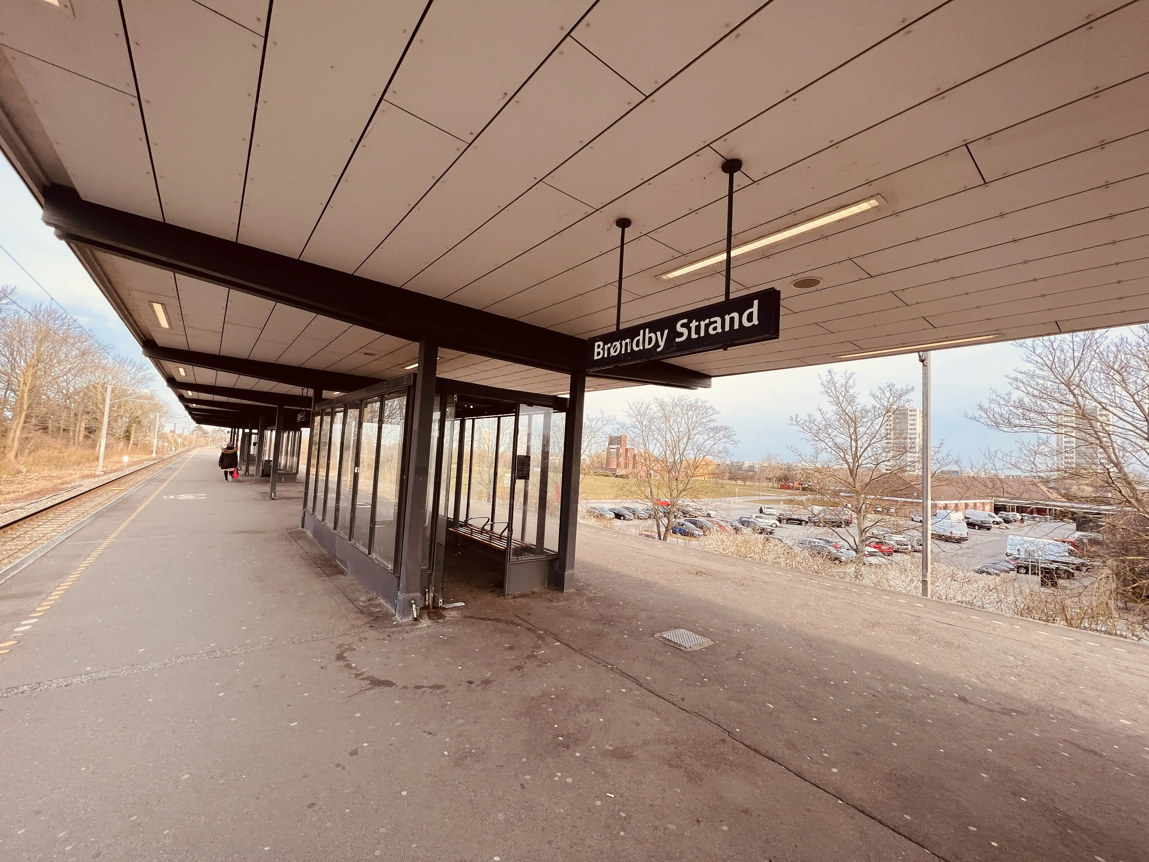 Billede af Brøndby Strand S-togstrinbræt. Billede af Brøndby Strand S-togstrinbræt.