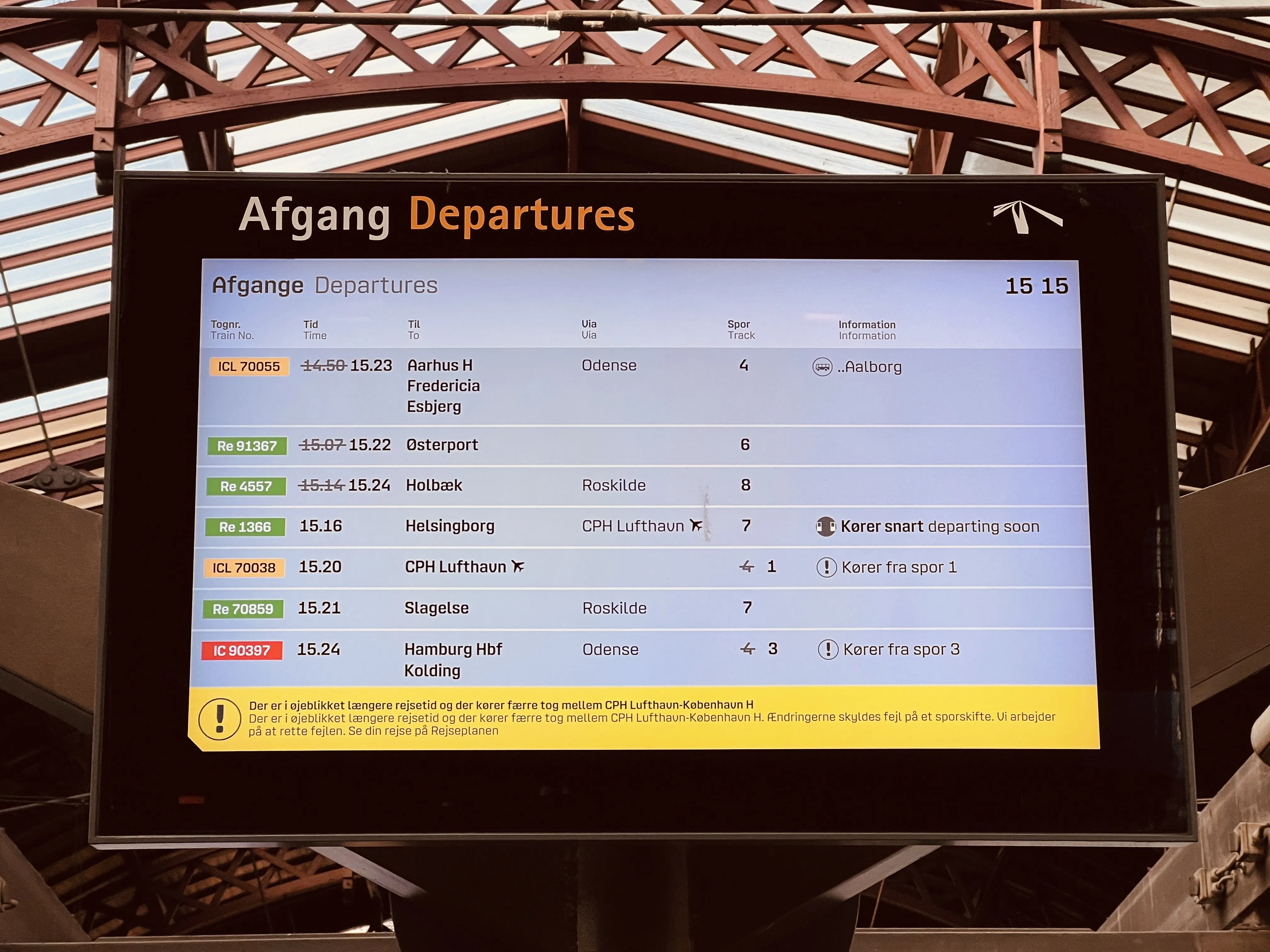 Billede af København Hovedbanegård. Billede af København Hovedbanegård.