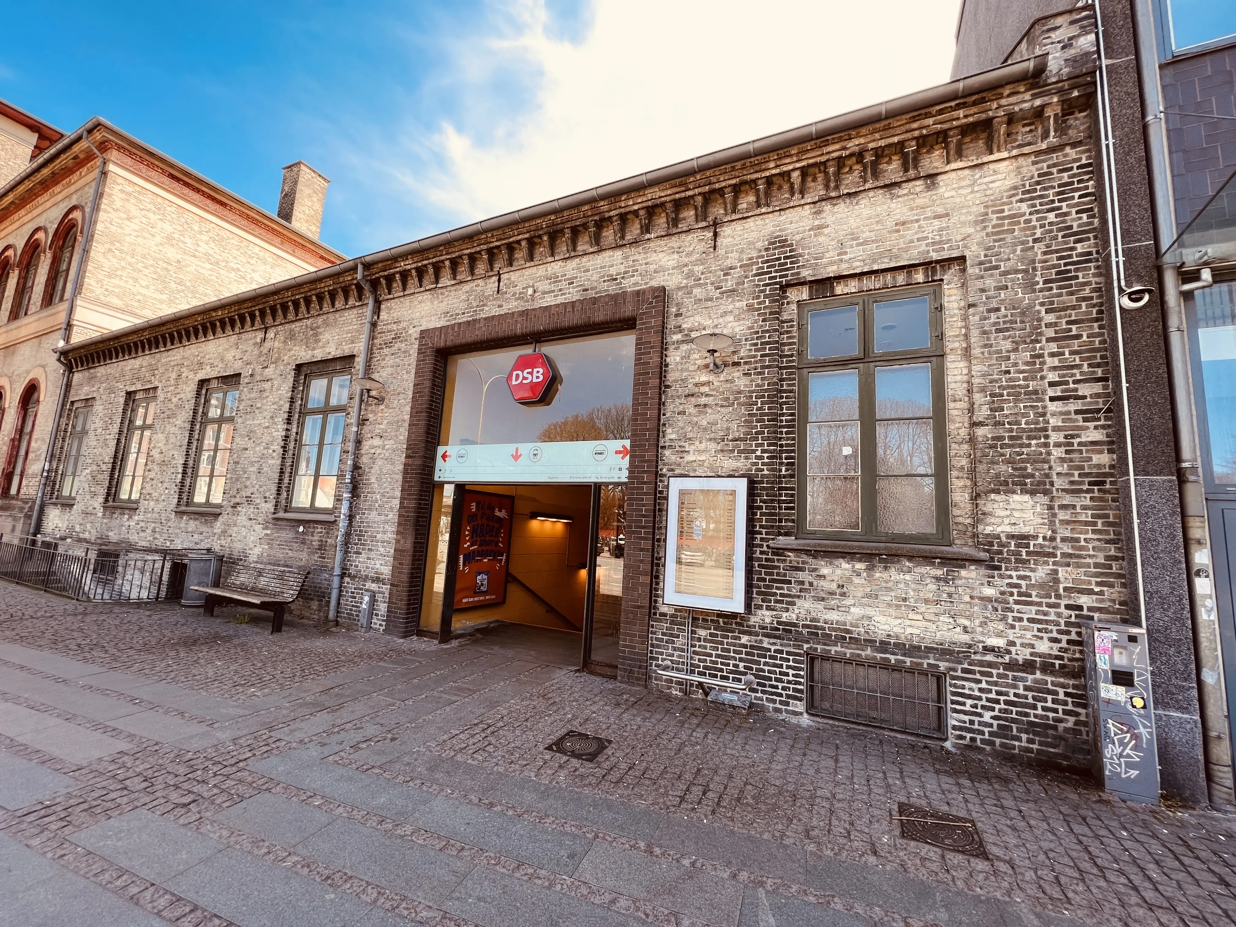 Billede af Roskilde Station.