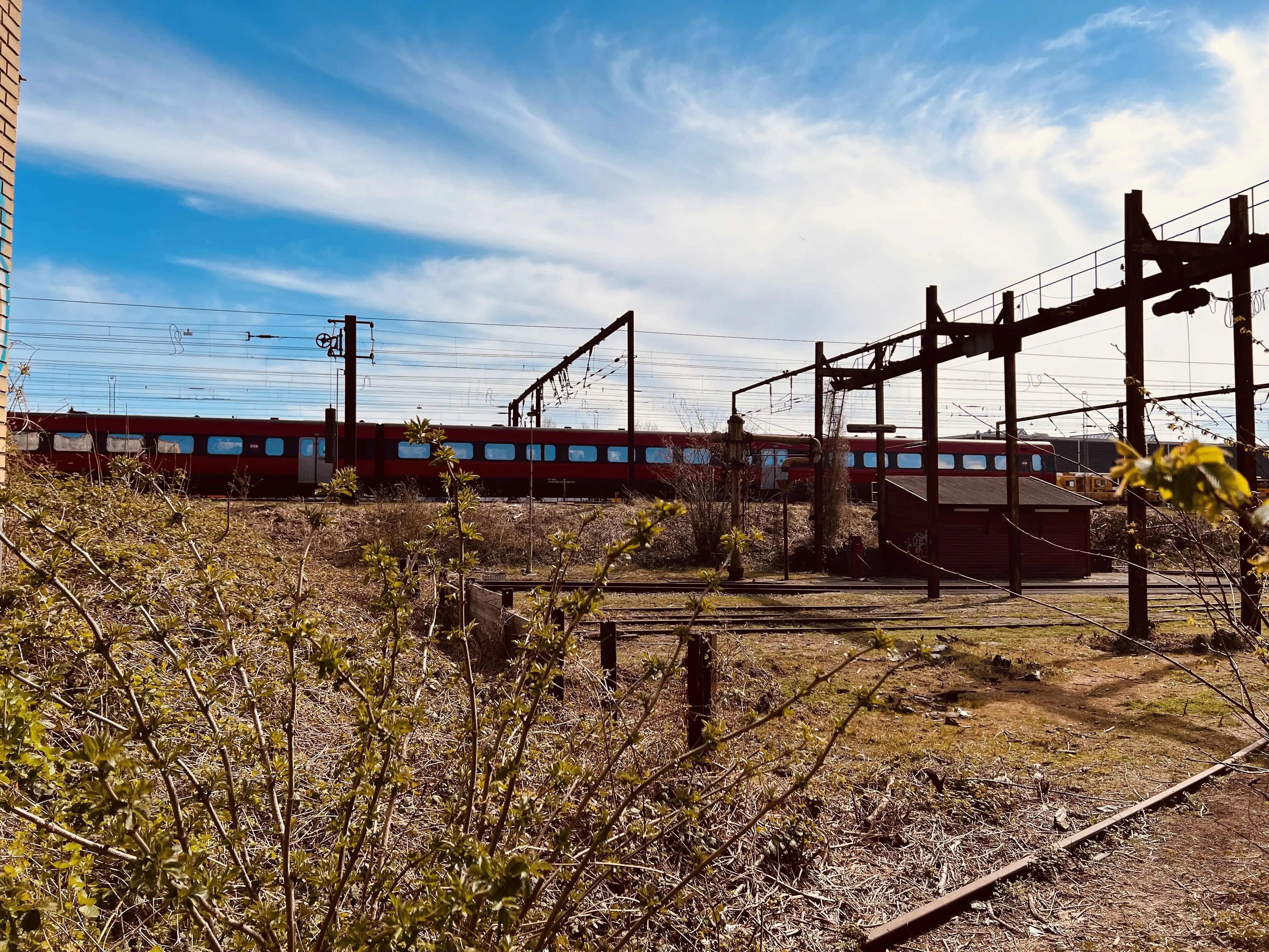 Billede af Roskilde Stations sporareal.