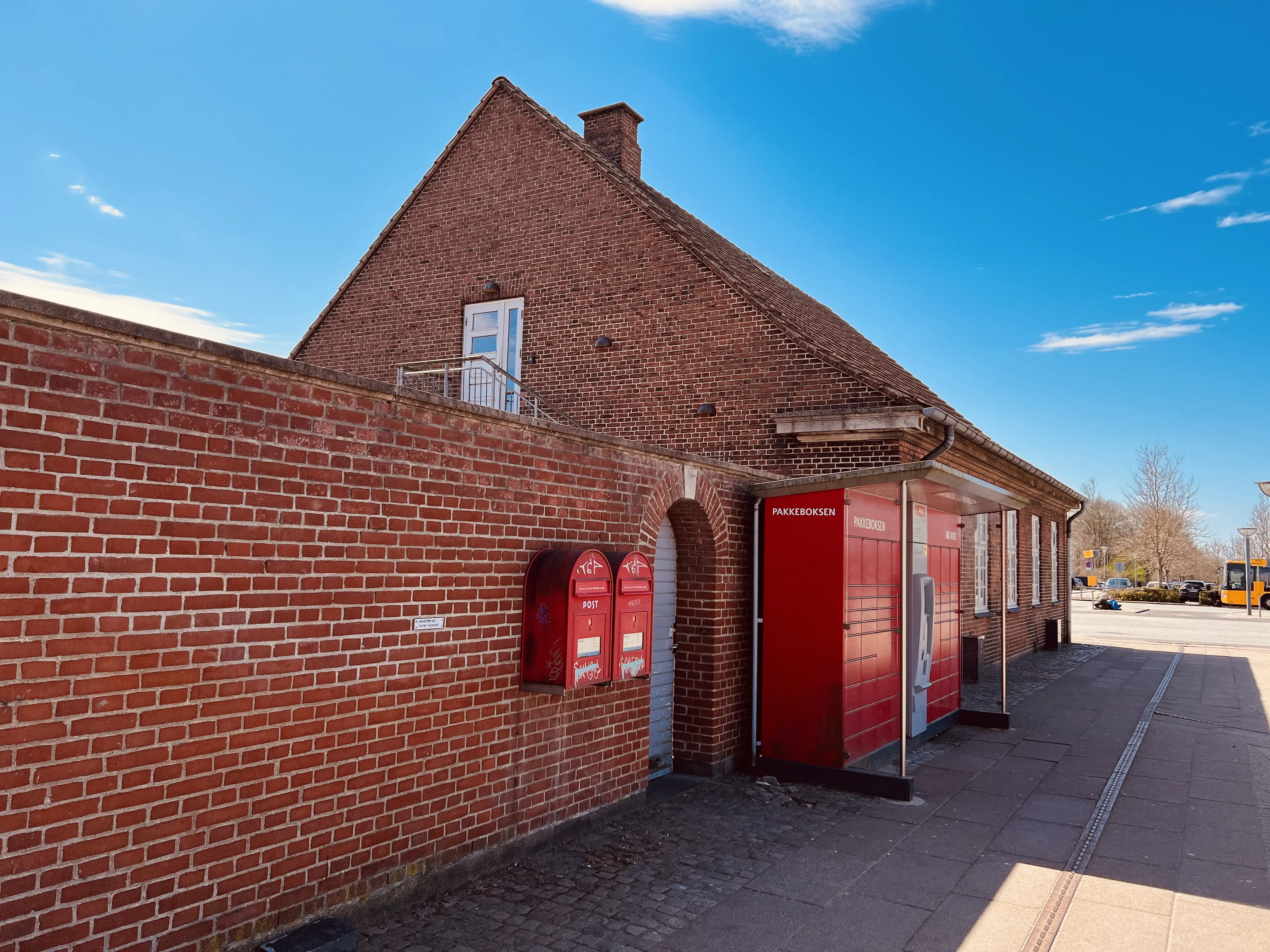 Billede af Ringsted Stations varehus.