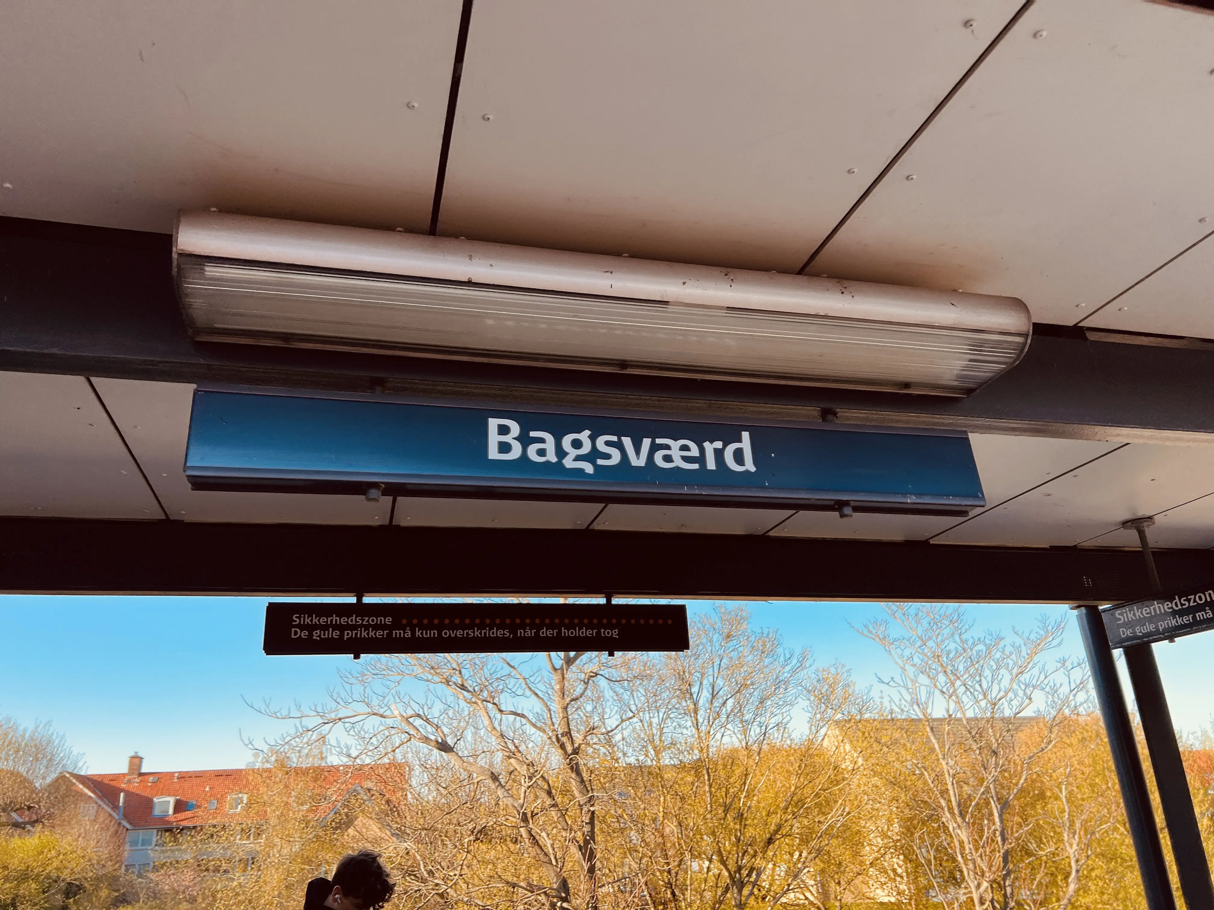 Billede af Bagsværd S-togstrinbræt. Billede af Bagsværd S-togstrinbræt.