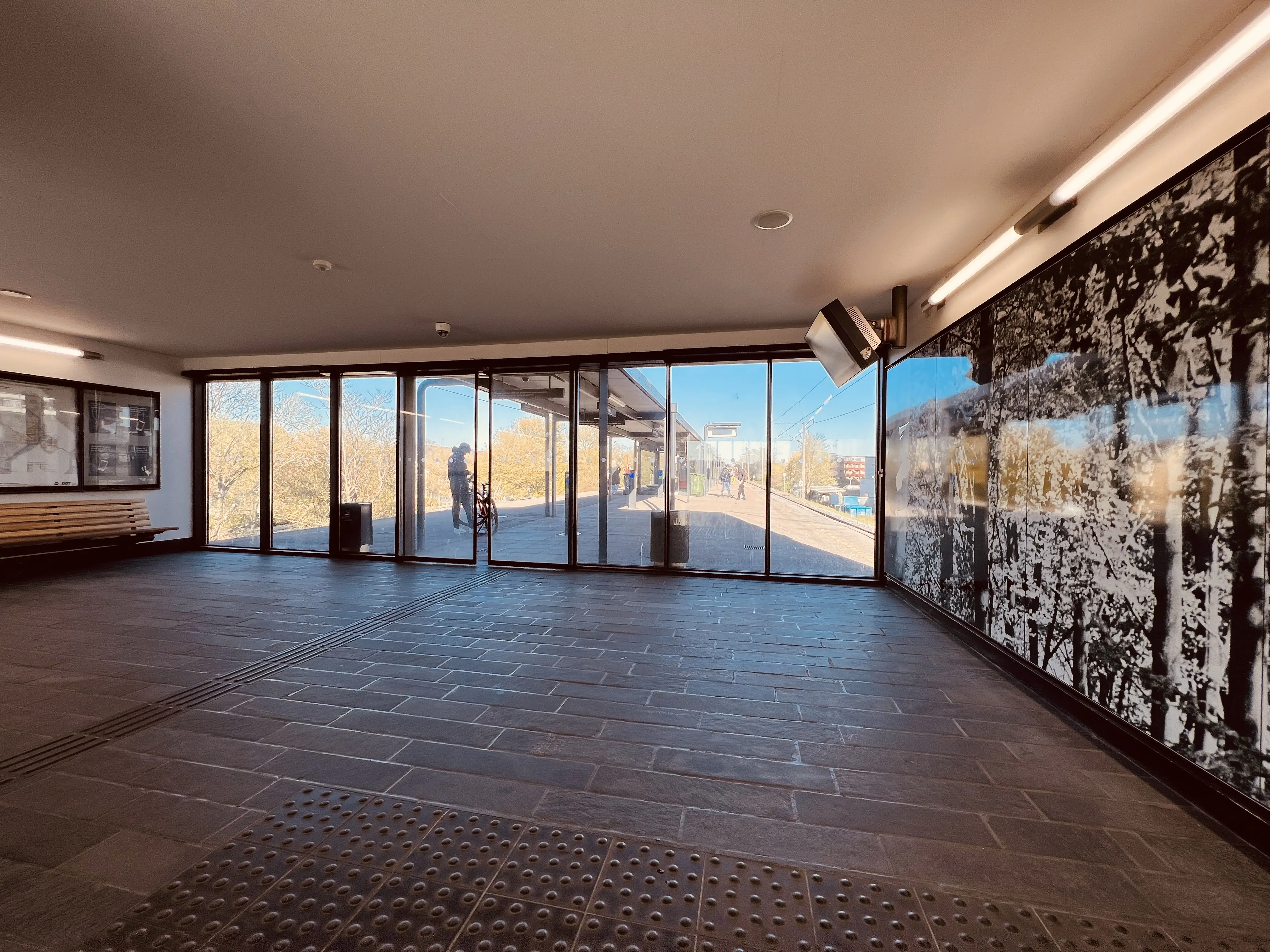 Billede af Bagsværd S-togstrinbræt. Billede af Bagsværd S-togstrinbræt.