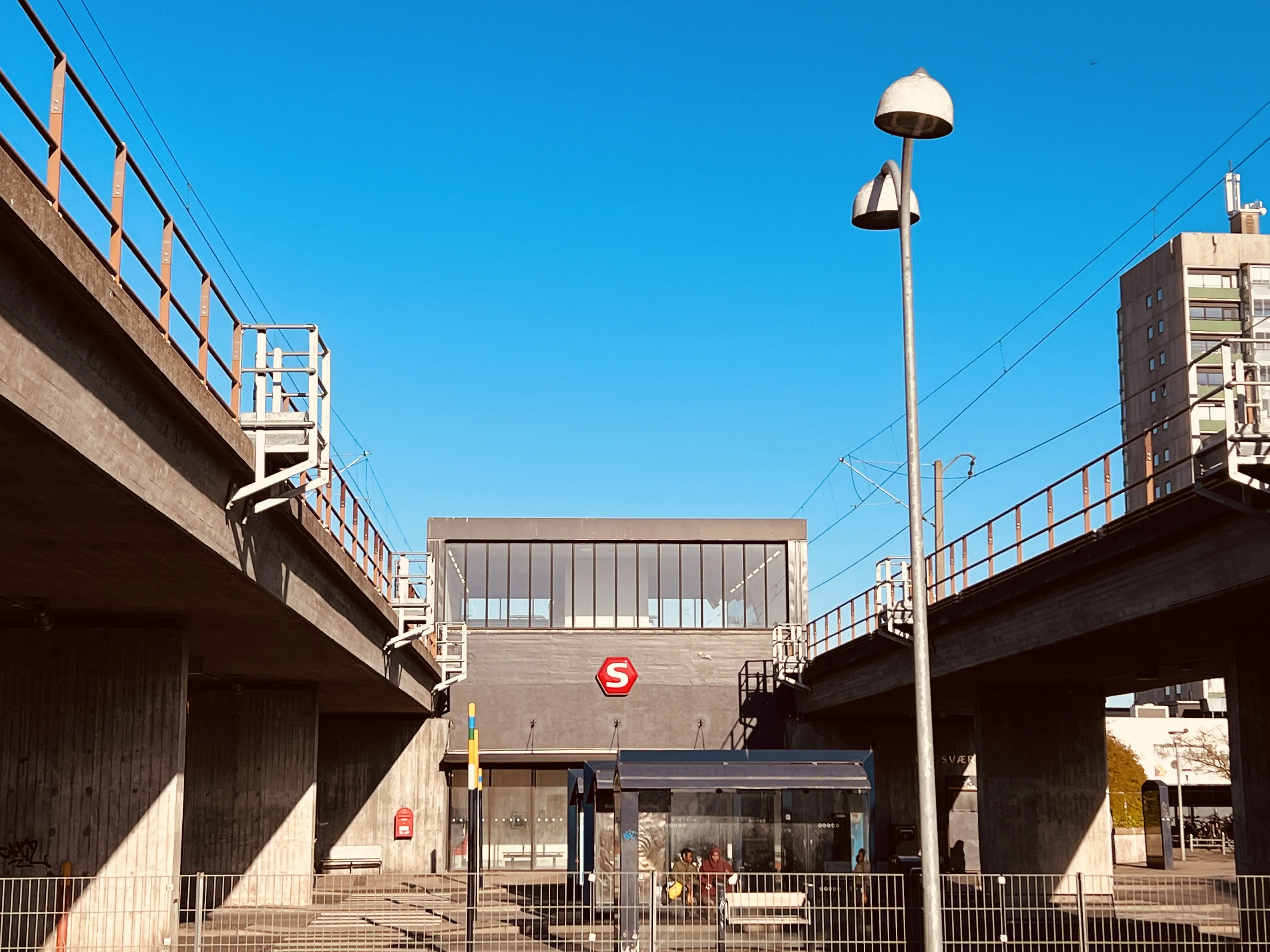 Billede af Bagsværd S-togstrinbræt. Billede af Bagsværd S-togstrinbræt.