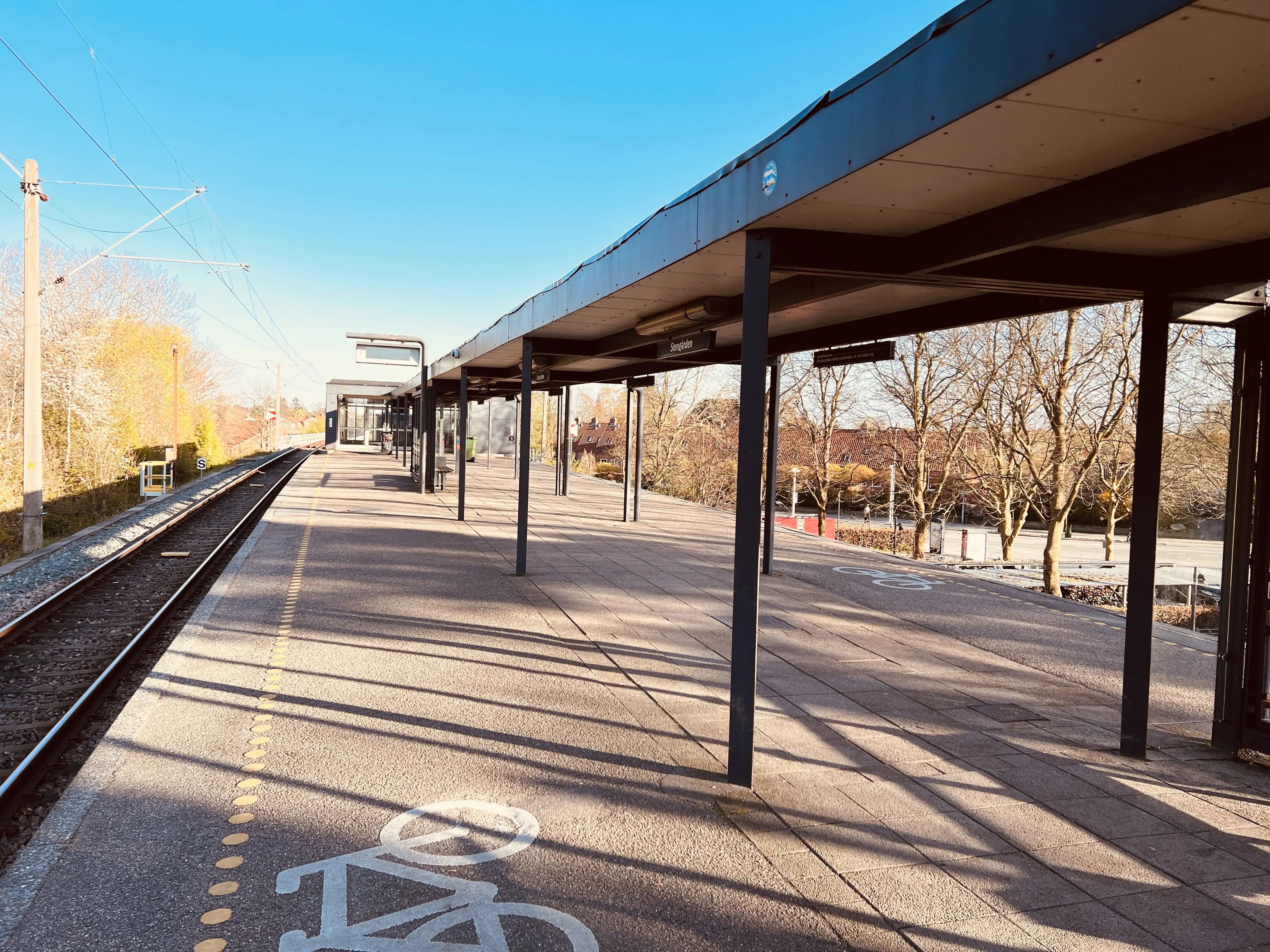 Billede af Stengården S-togstrinbræt.