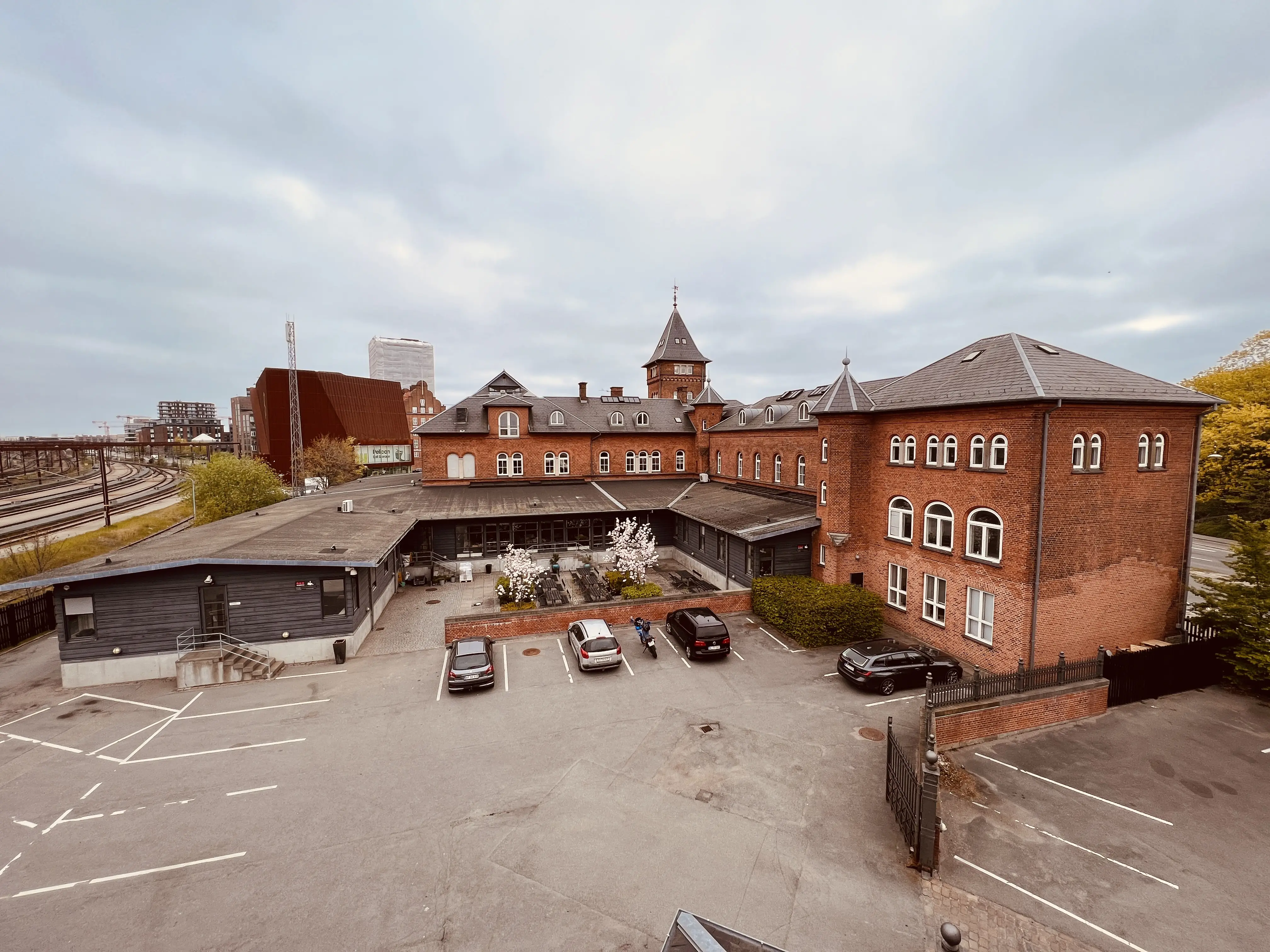 Billede af Østerport Stations remise.