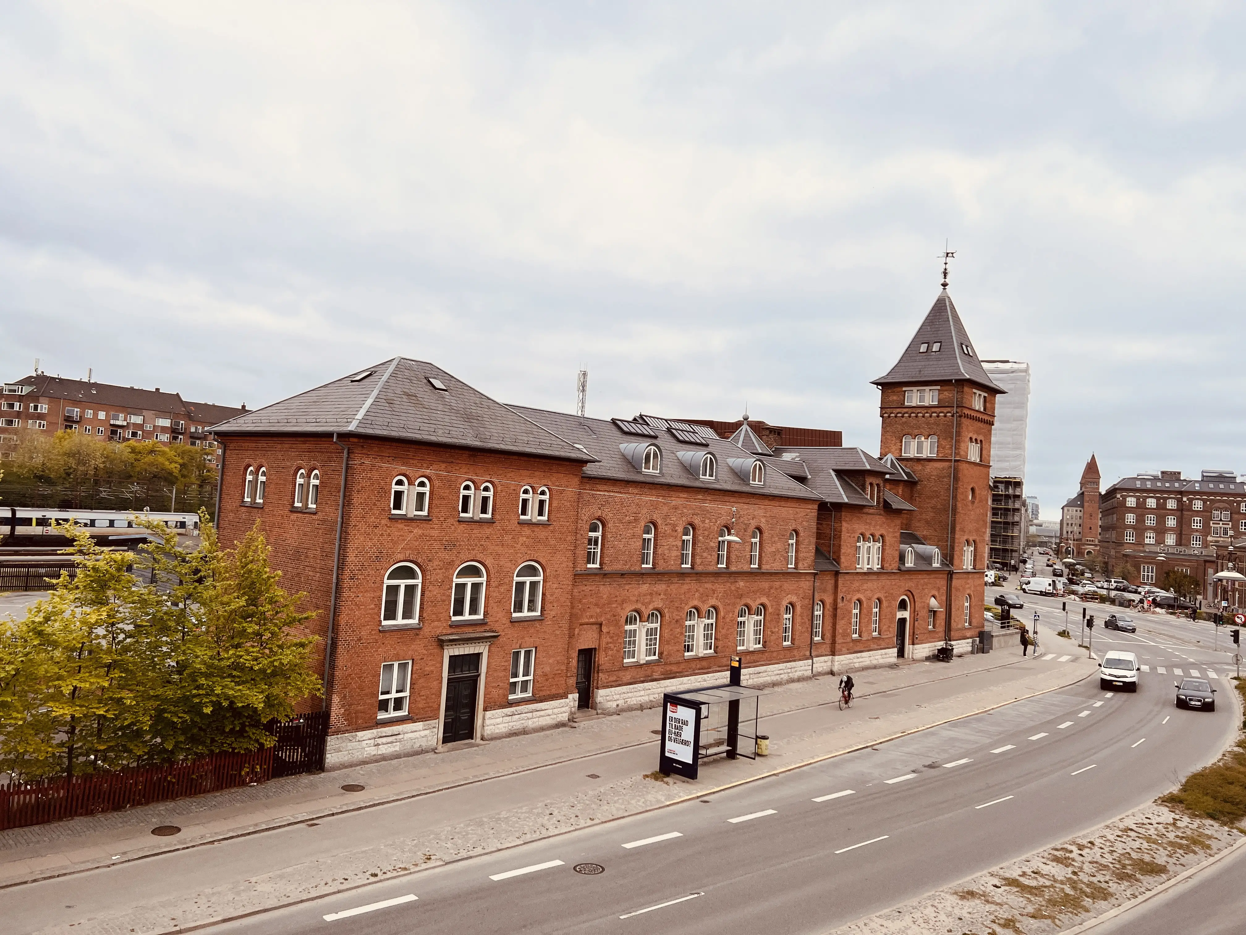 Billede af Østerport Stations remise.