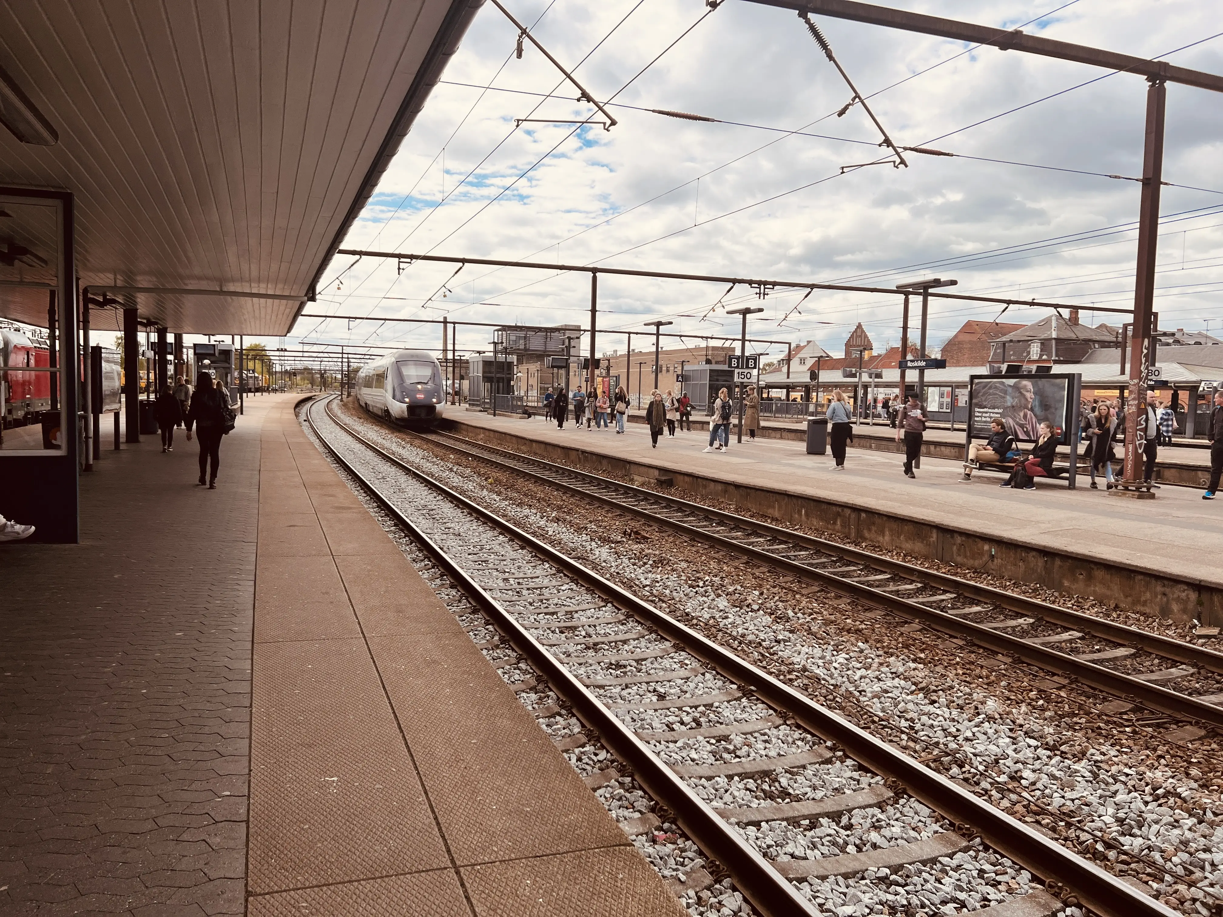 Billede af Roskilde Station.