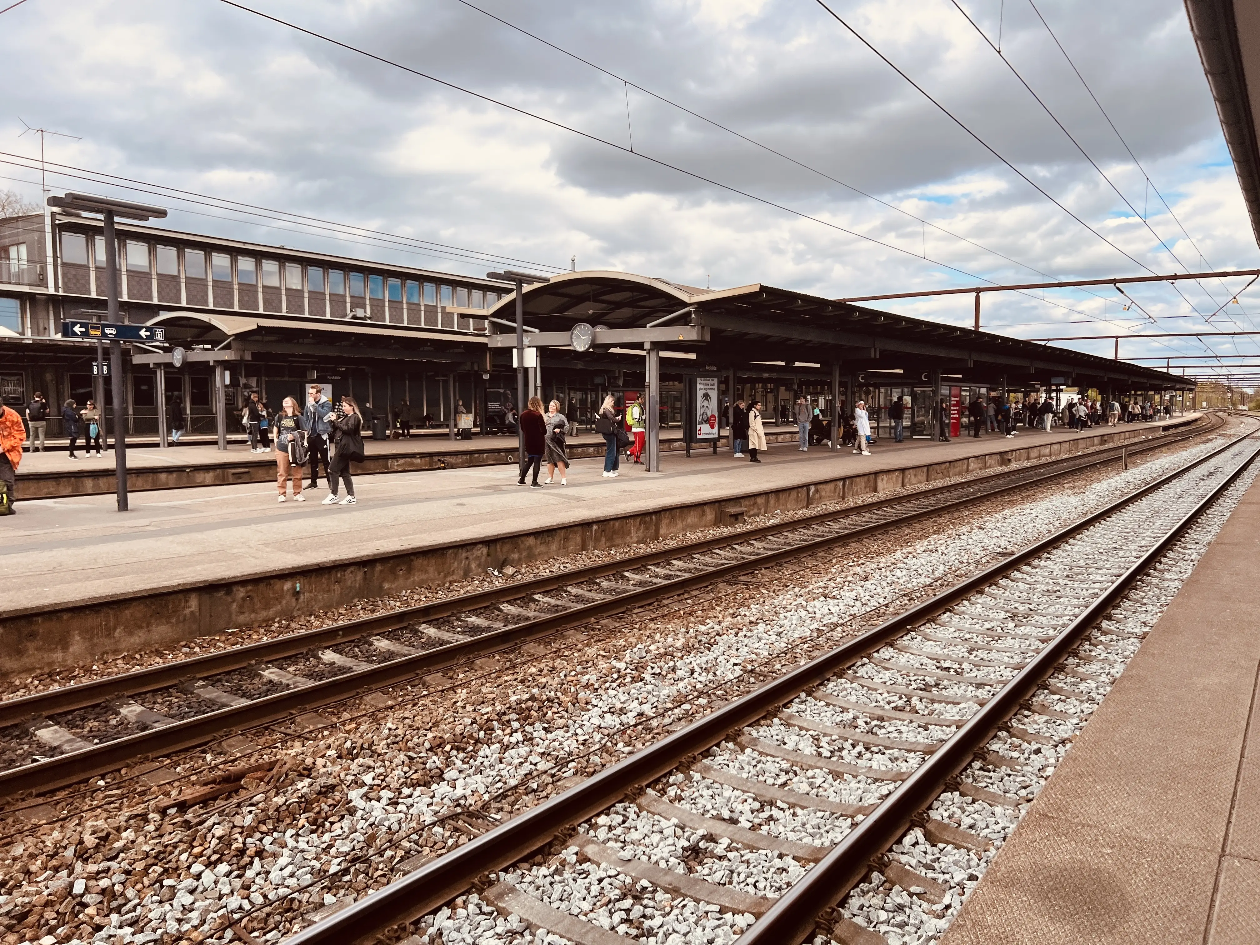 Billede af Roskilde Station.