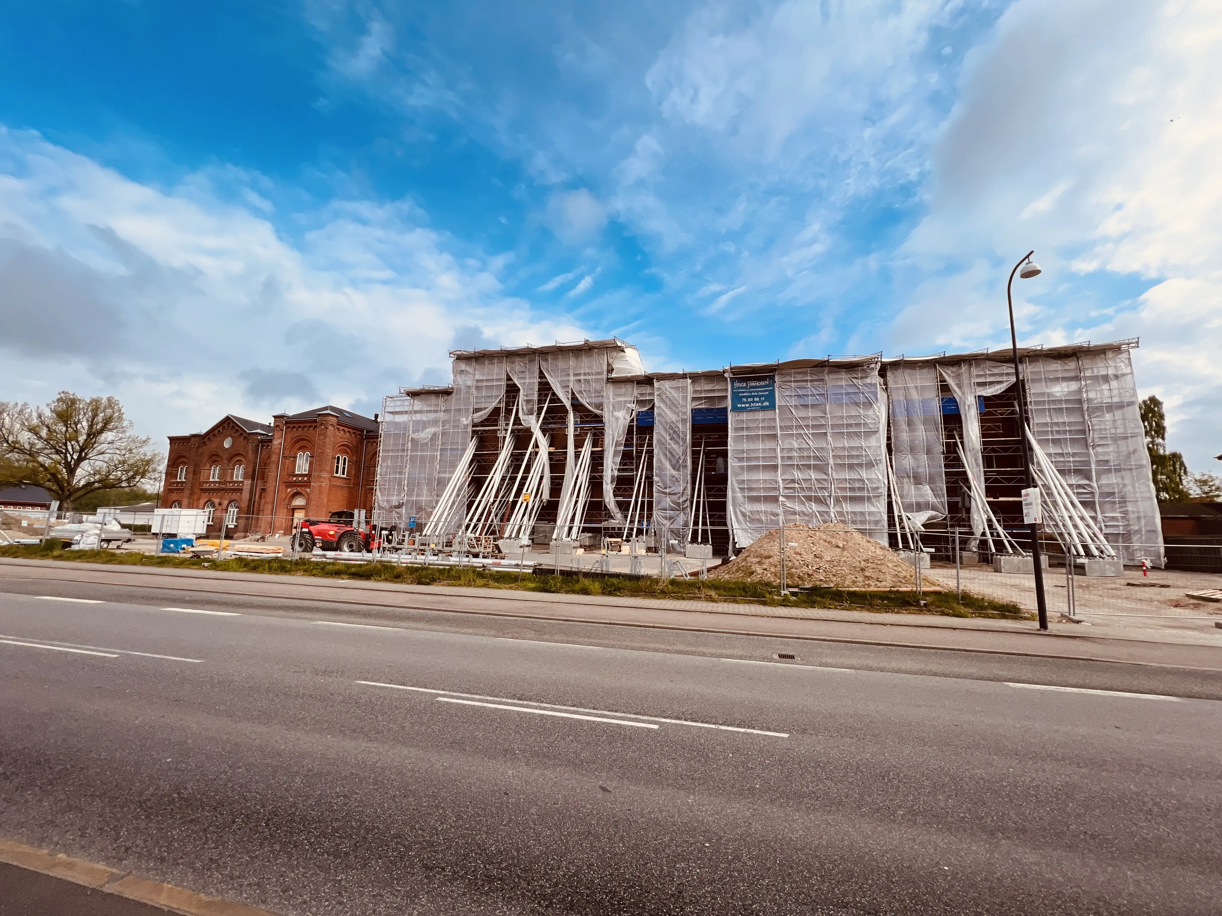 Billede af Fredericia Banegård efter branden den 28. januar 2022 kl. 02:15. Billede af Fredericia Banegård efter branden den 28. januar 2022 kl. 02:15.