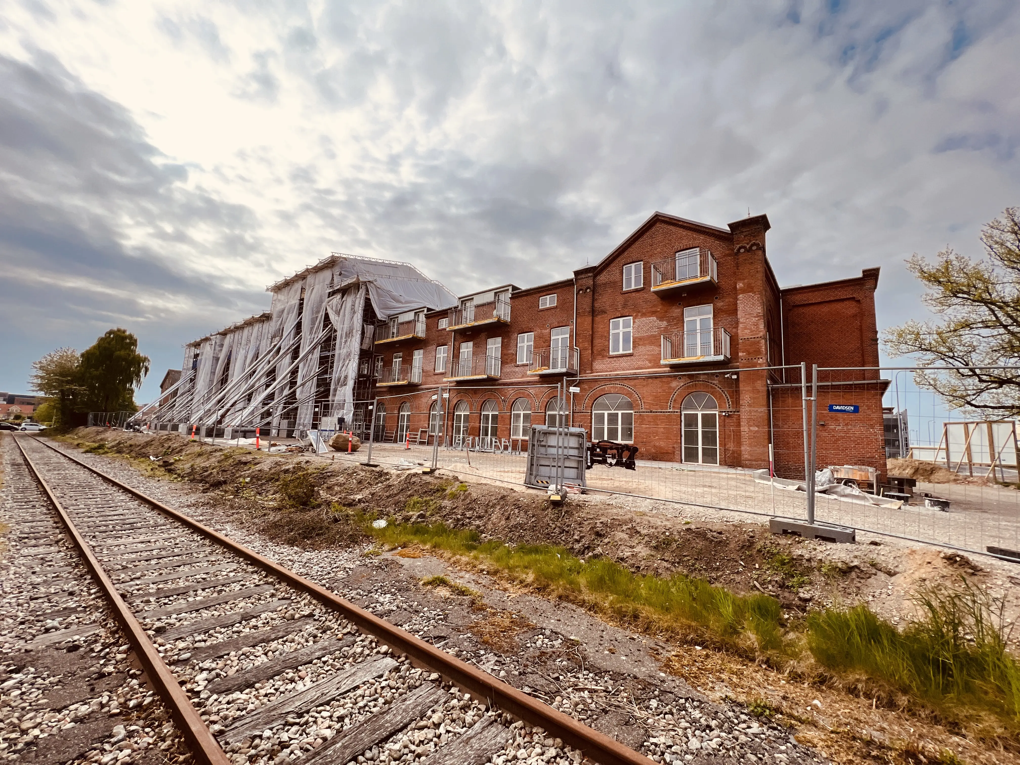 Billede af Fredericia Banegård efter branden den 28. januar 2022 kl. 02:15. Billede af Fredericia Banegård efter branden den 28. januar 2022 kl. 02:15.