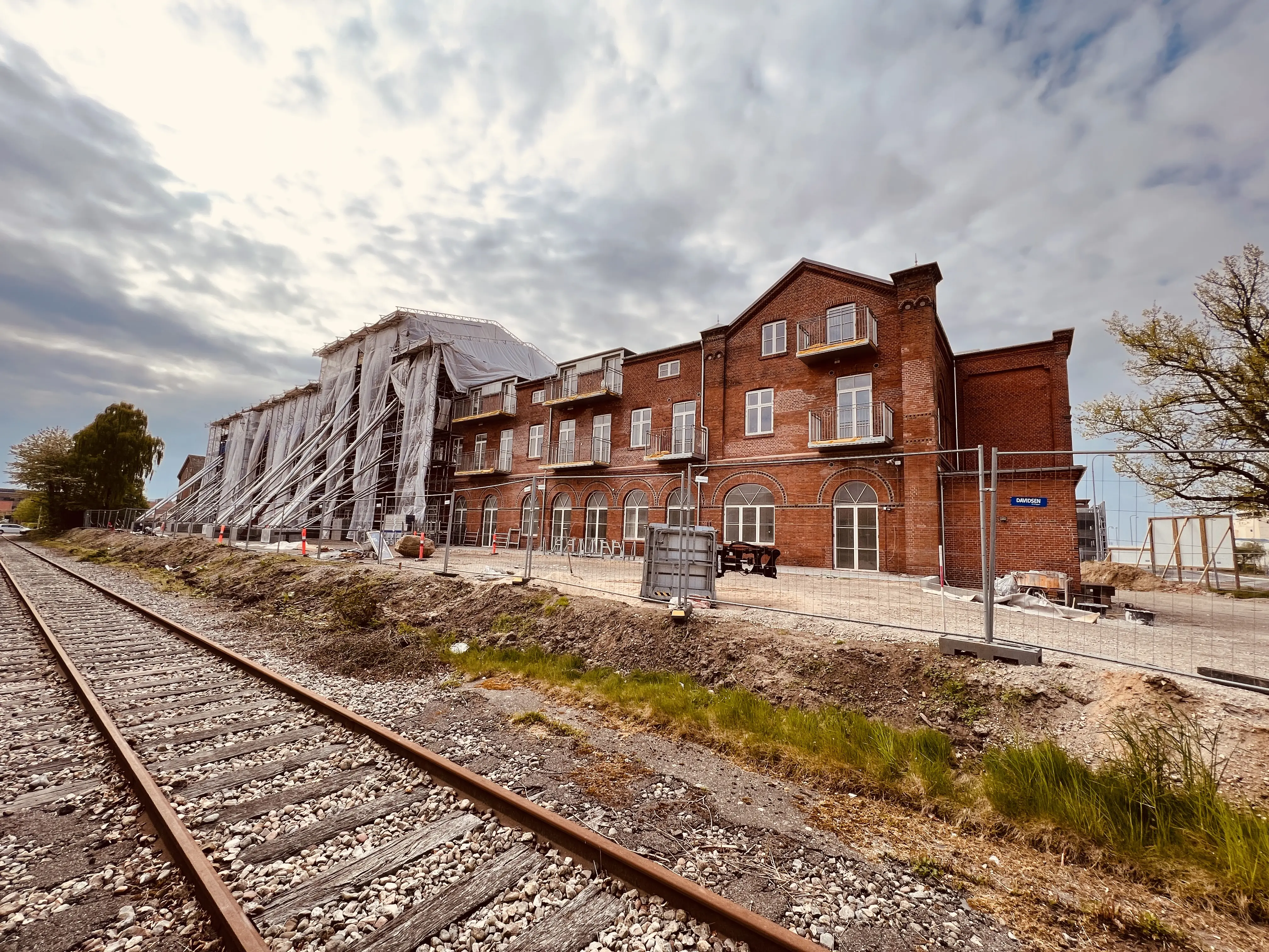 Billede af Fredericia Banegård efter branden den 28. januar 2022 kl. 02:15. Billede af Fredericia Banegård efter branden den 28. januar 2022 kl. 02:15.