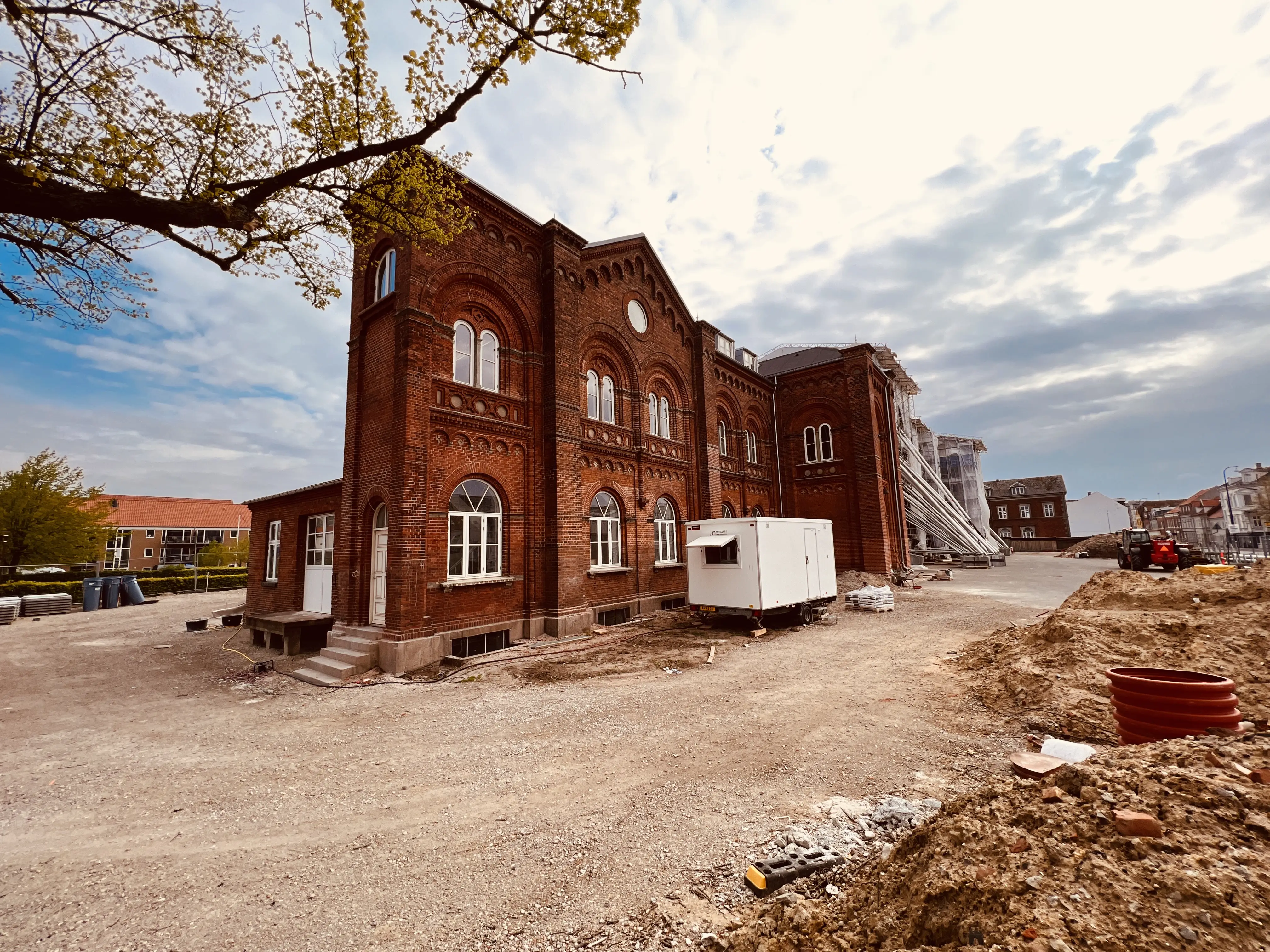 Billede af Fredericia Banegård efter branden den 28. januar 2022 kl. 02:15. Billede af Fredericia Banegård efter branden den 28. januar 2022 kl. 02:15.