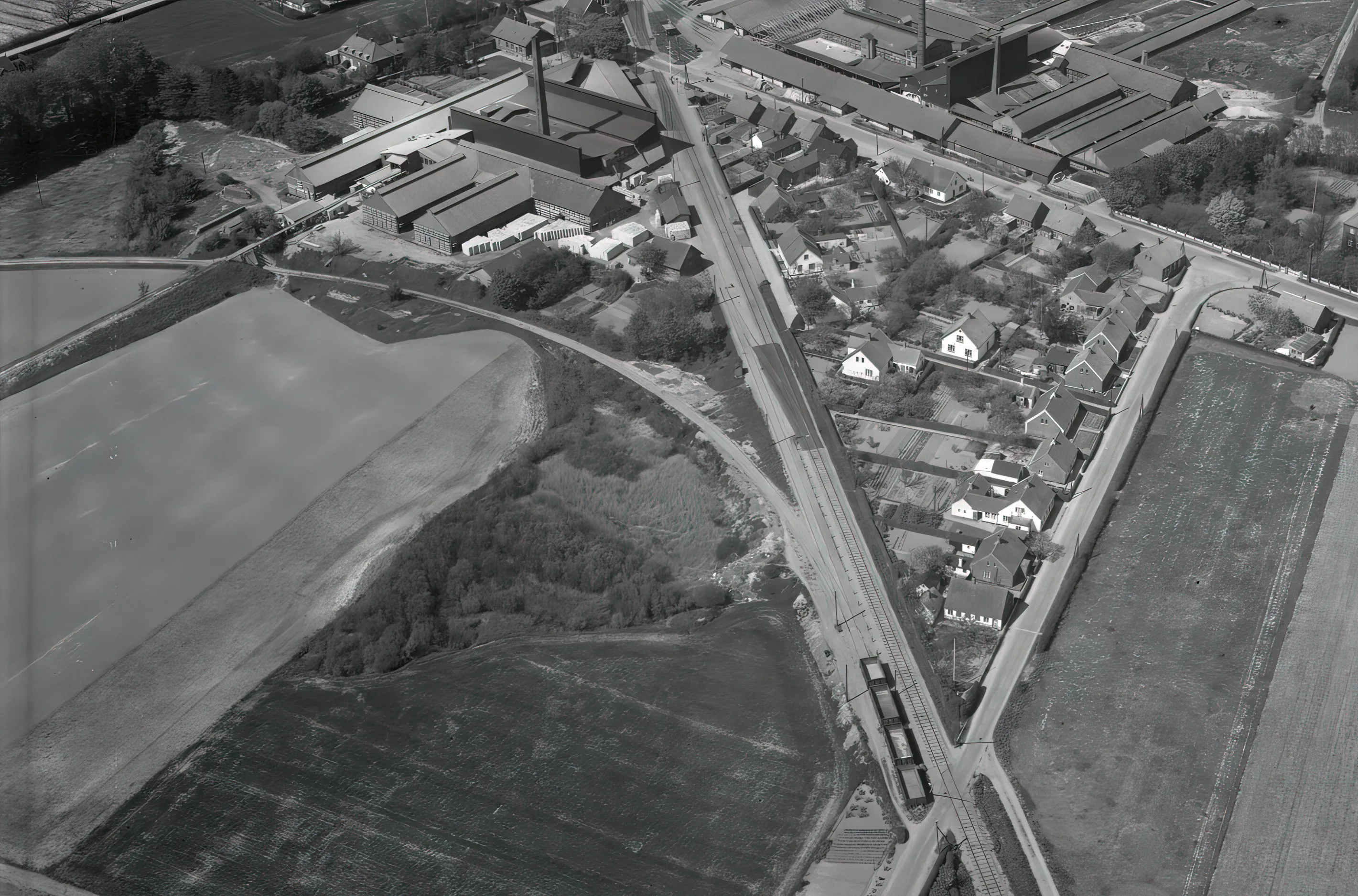 Billede af Stenstrup Syd Trinbræt med Sidespor.