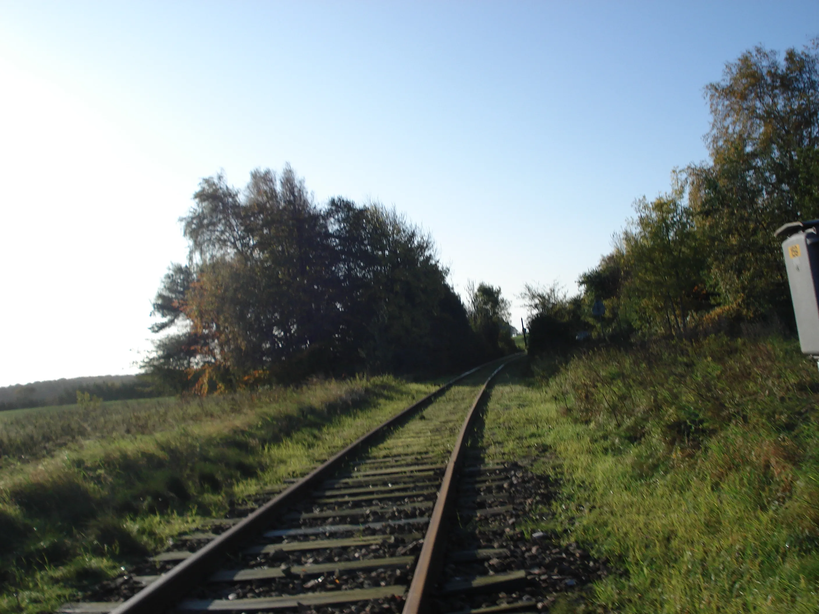 Billede af Grønderup Trinbræt - Trinbræt er nedrevet, men Grønderup Trinbræt har ligget her. Billede af Grønderup Trinbræt - Trinbræt er nedrevet, men Grønderup Trinbræt har ligget her.