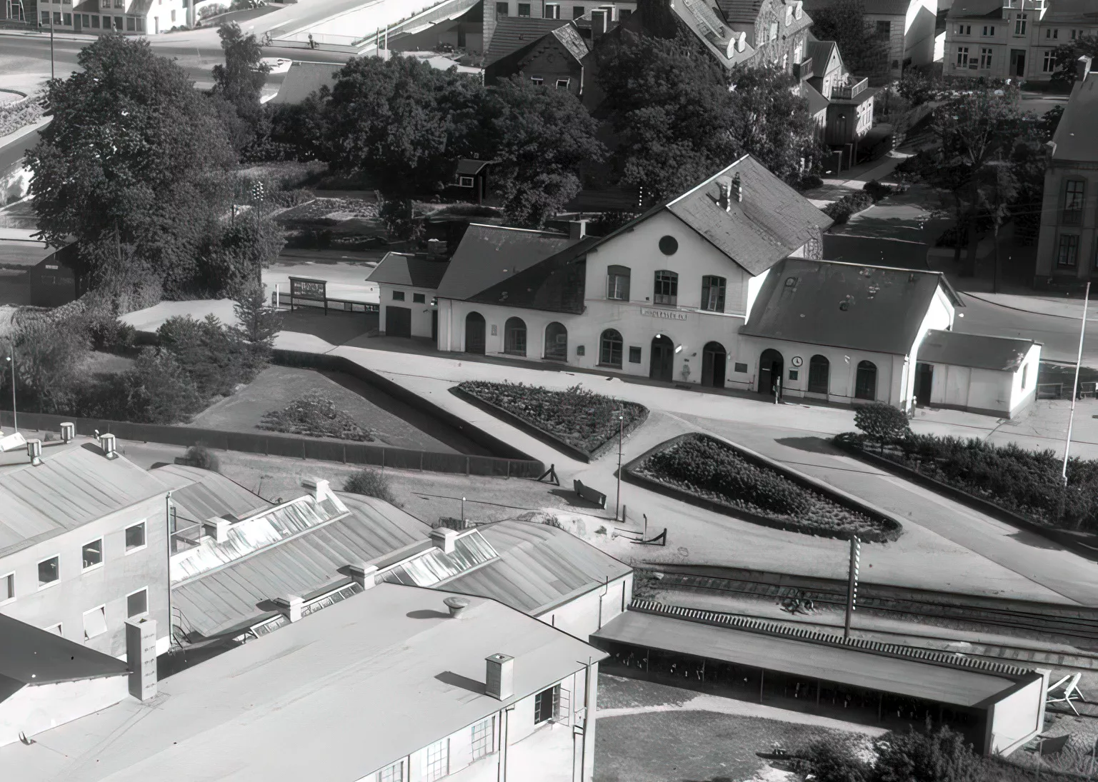 Billede af Haderslev Vestbanegård. Billede af Haderslev Vestbanegård.