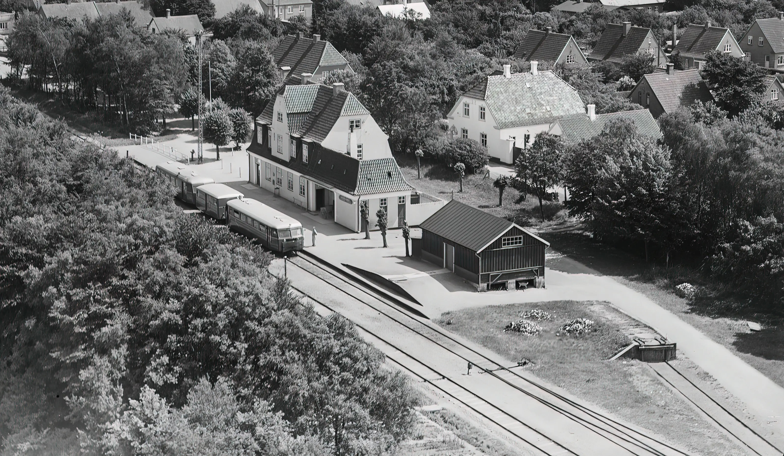 Billede af Horslunde Station.