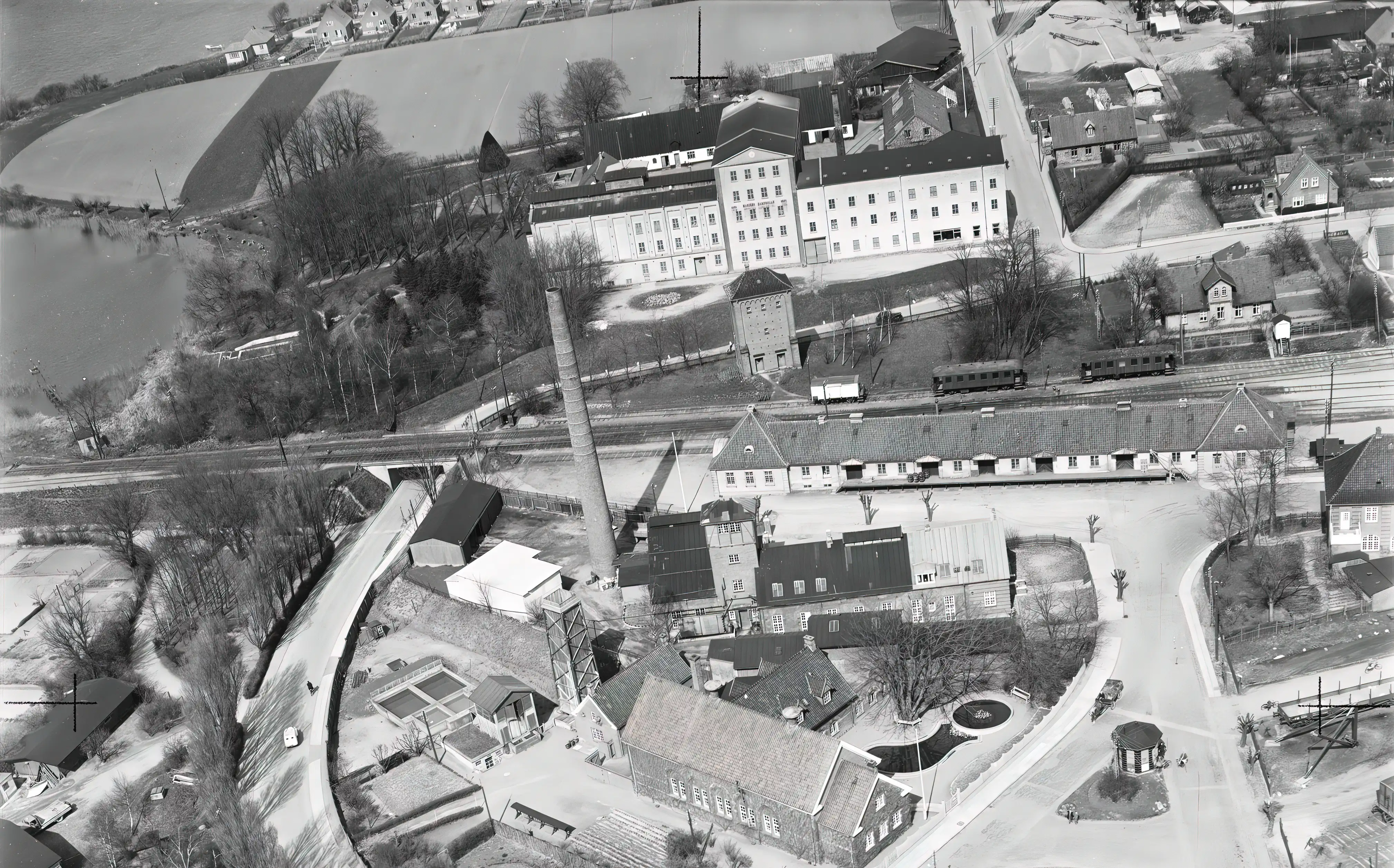 Billede af Maribo Stations varehus.