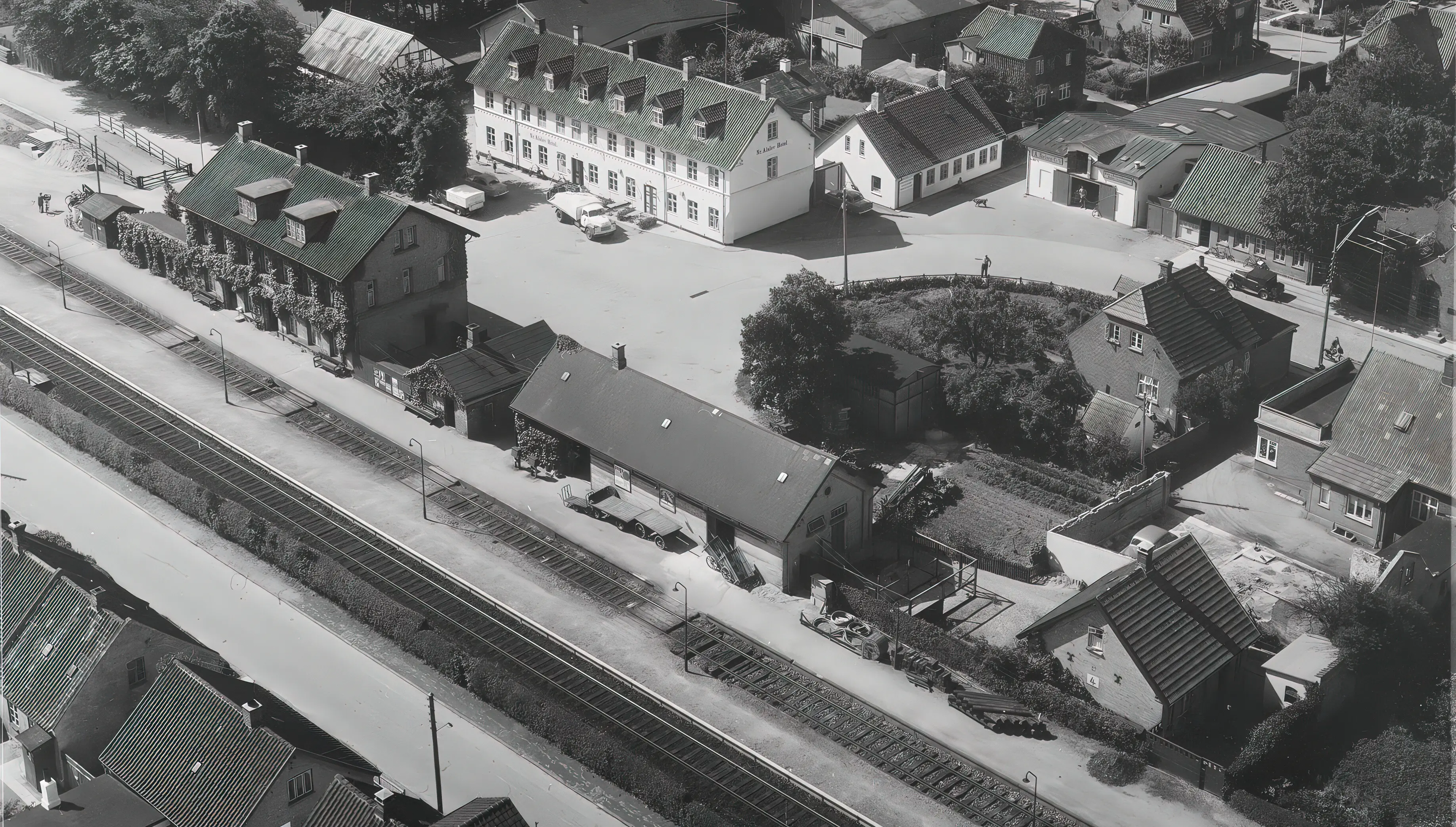 Billede af Nørre Alslev Station.