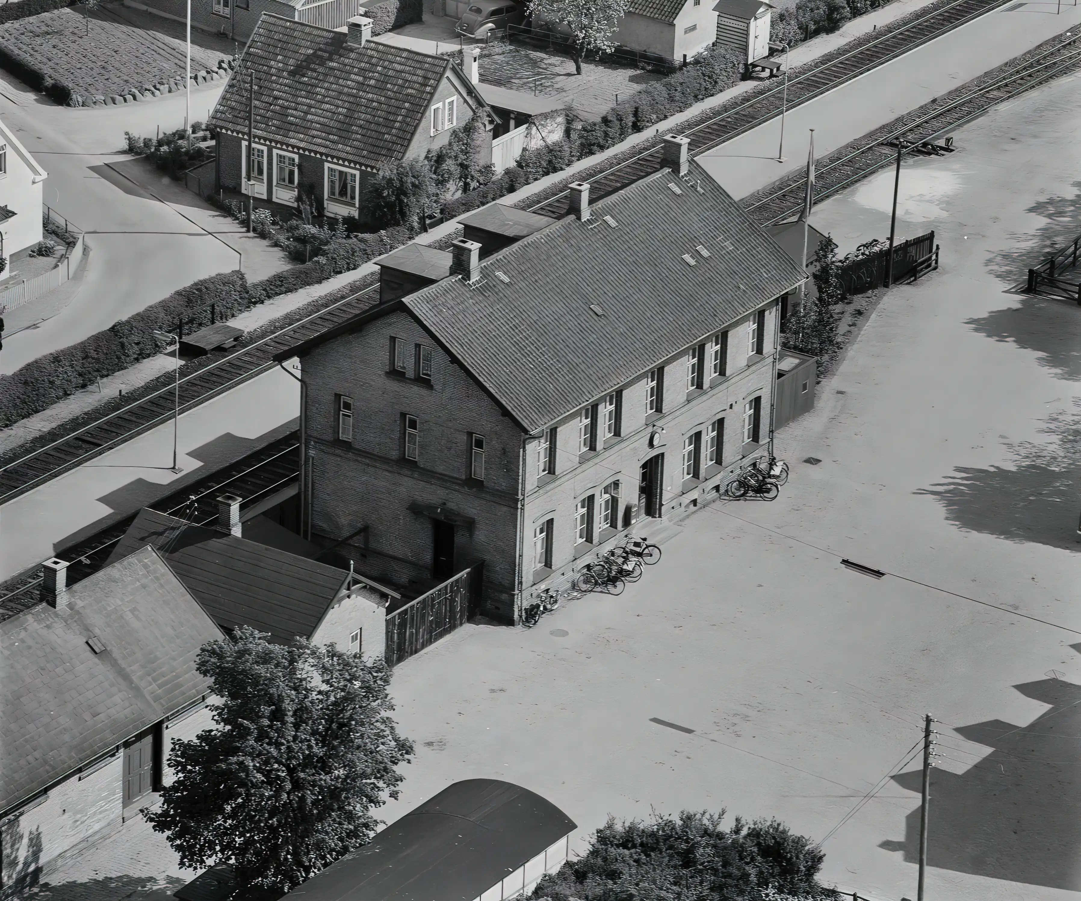 Billede af Nørre Alslev Station.