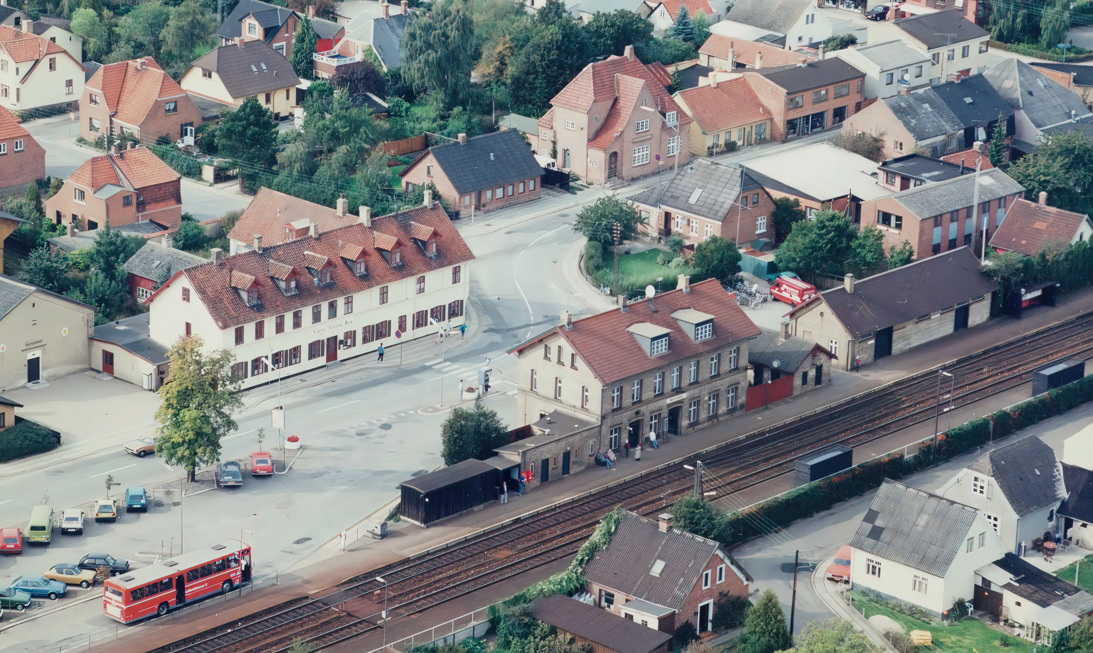 Billede af Nørre Alslev Station.