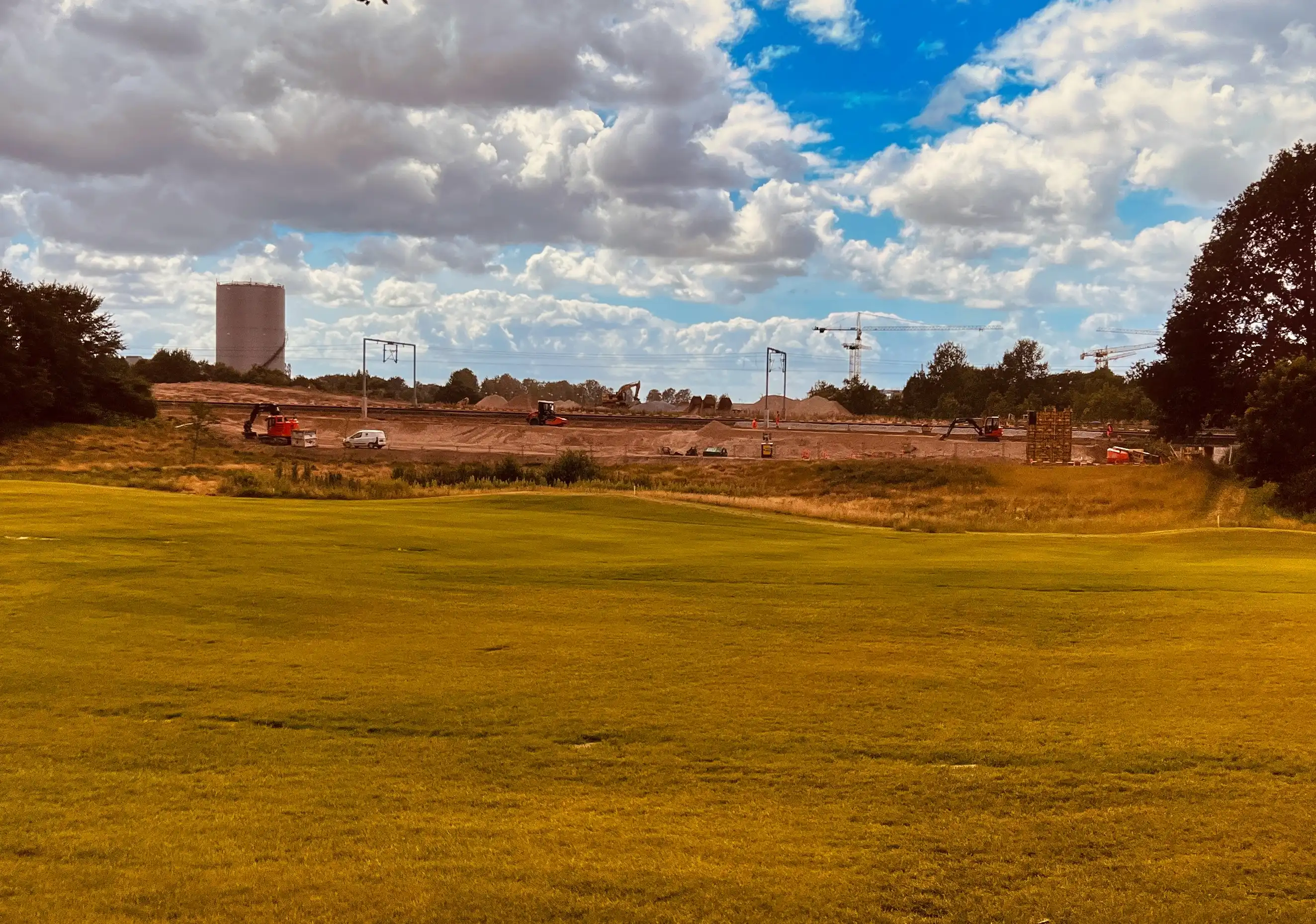 Billede af Favrholm Trinbræt under opførsel af Aarsleff Rail A/S.