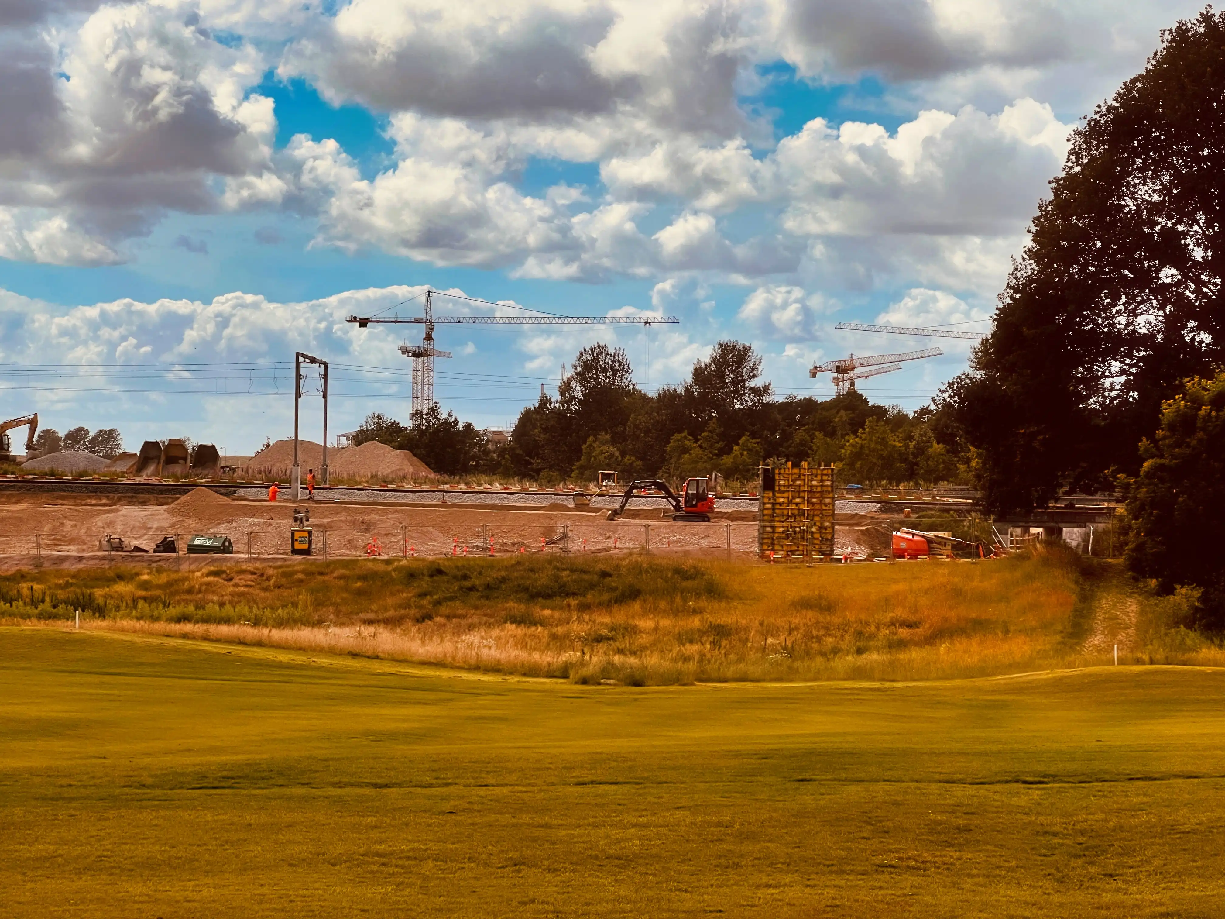 Billede af Favrholm Trinbræt under opførsel af Aarsleff Rail A/S.