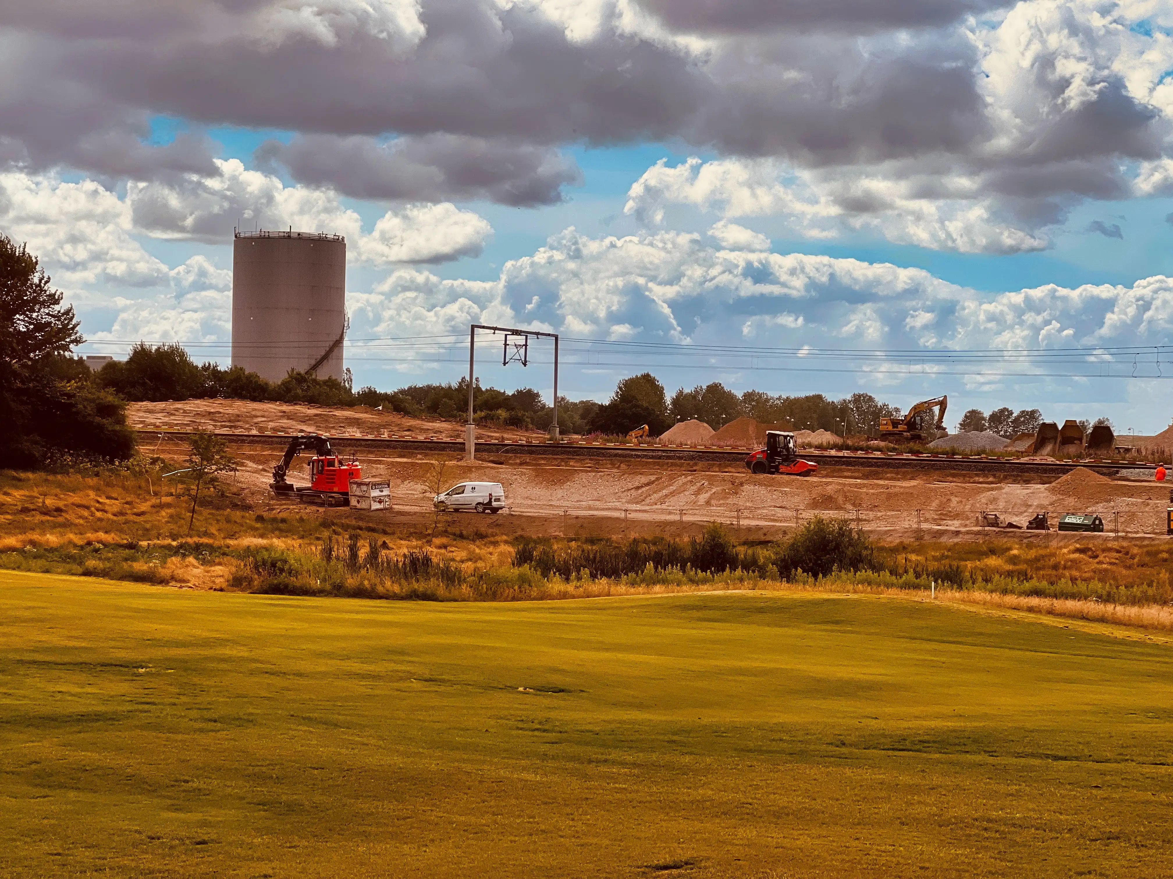 Billede af Favrholm Trinbræt under opførsel af Aarsleff Rail A/S.