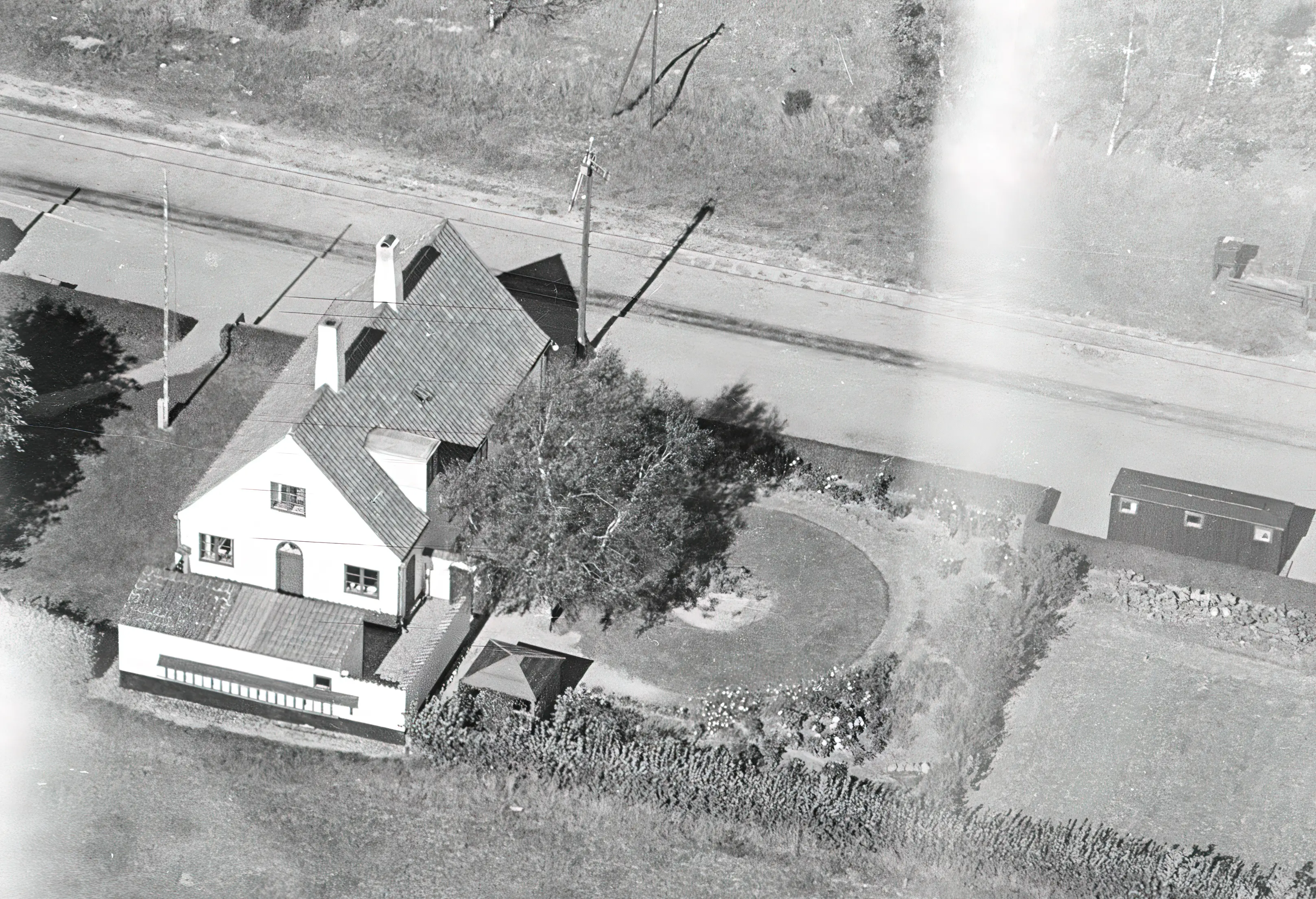 Billede af Åløse Trinbræt med Sidespor. Billede af Åløse Trinbræt med Sidespor.