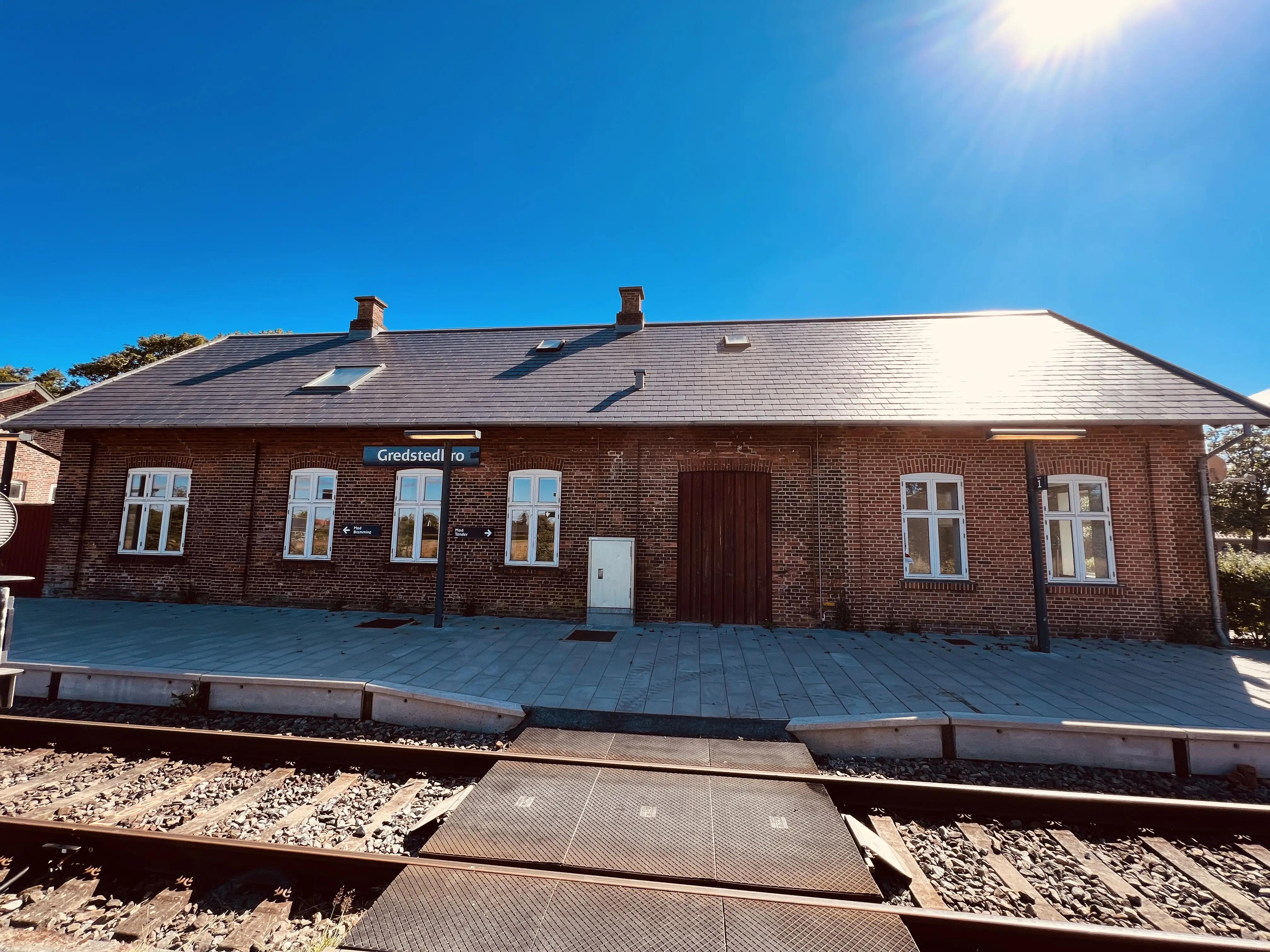 Billede af Gredstedbro Station.