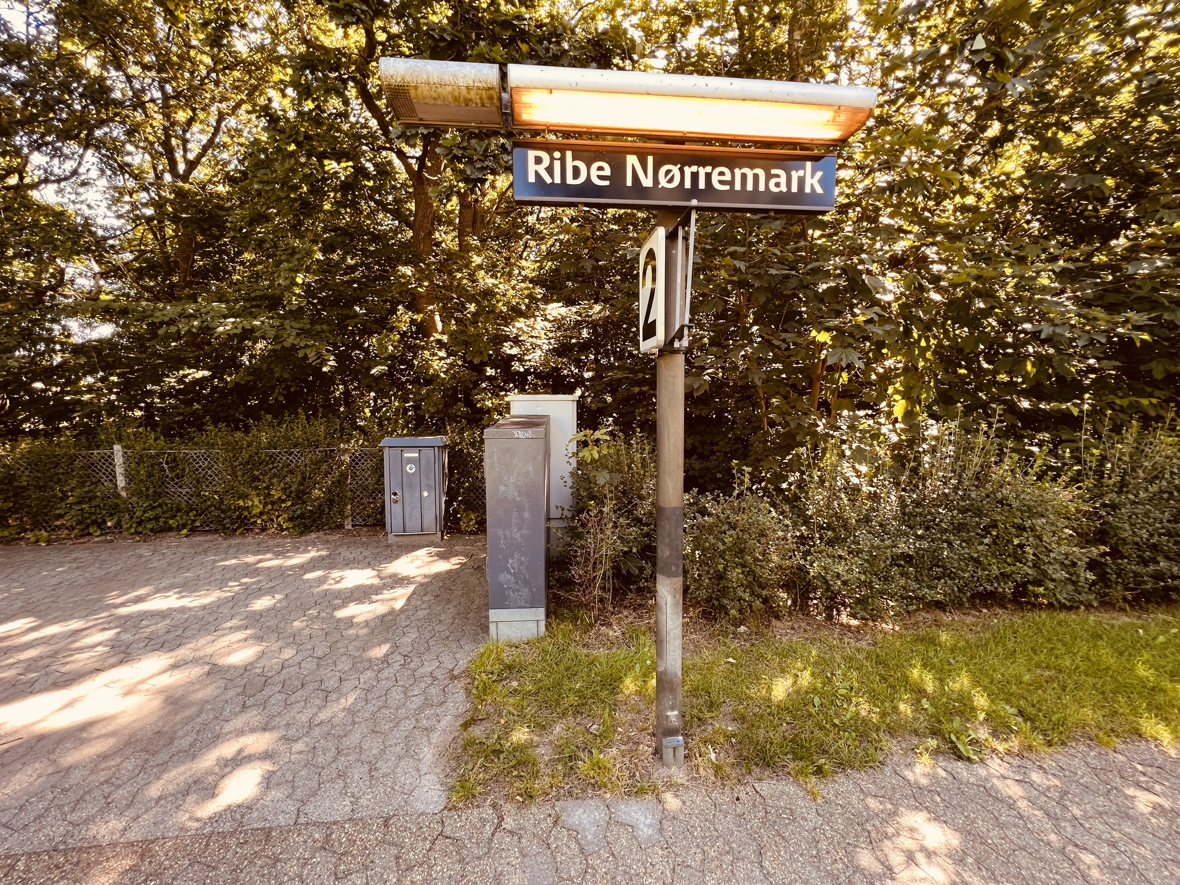 Billede af Ribe Nørremark Trinbræt. Billede af Ribe Nørremark Trinbræt.