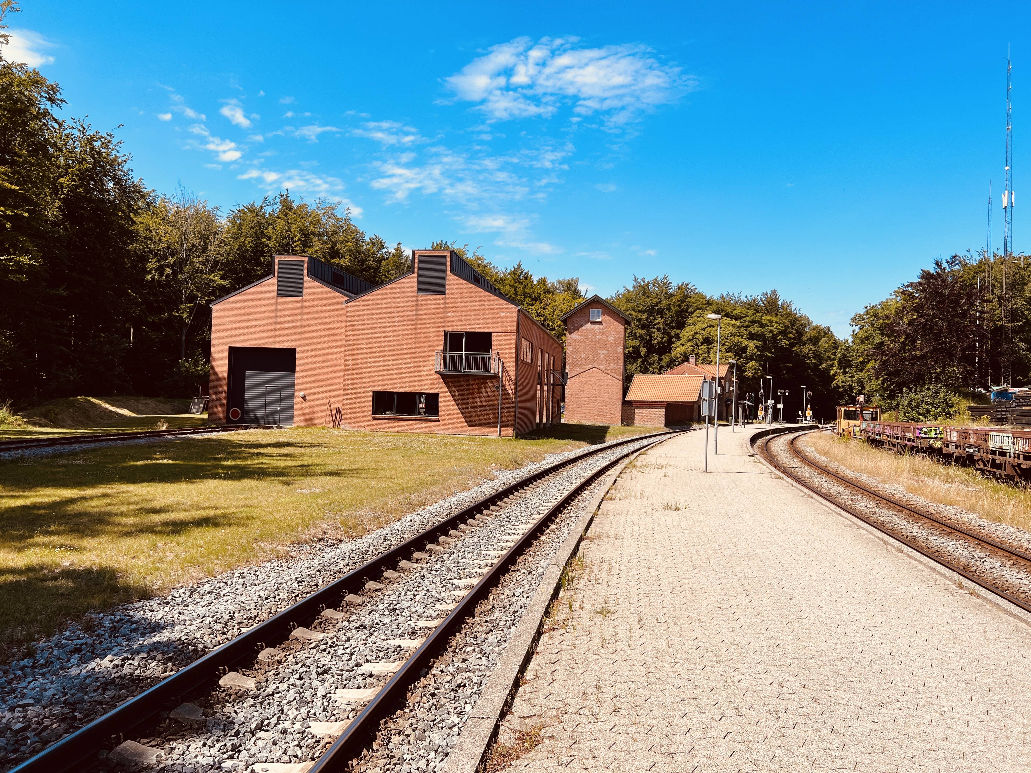 Billede af Lokaltogs nye banearbejderbygning ved Kagerup Station.