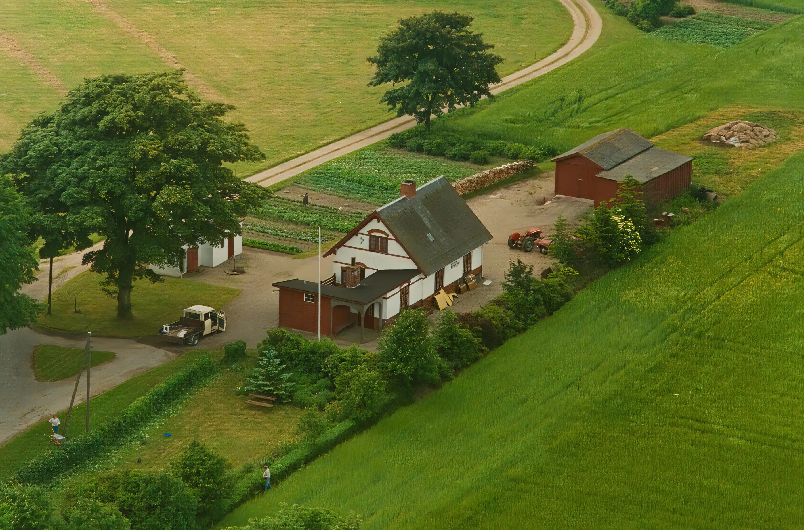 Billede af Snesere Station.