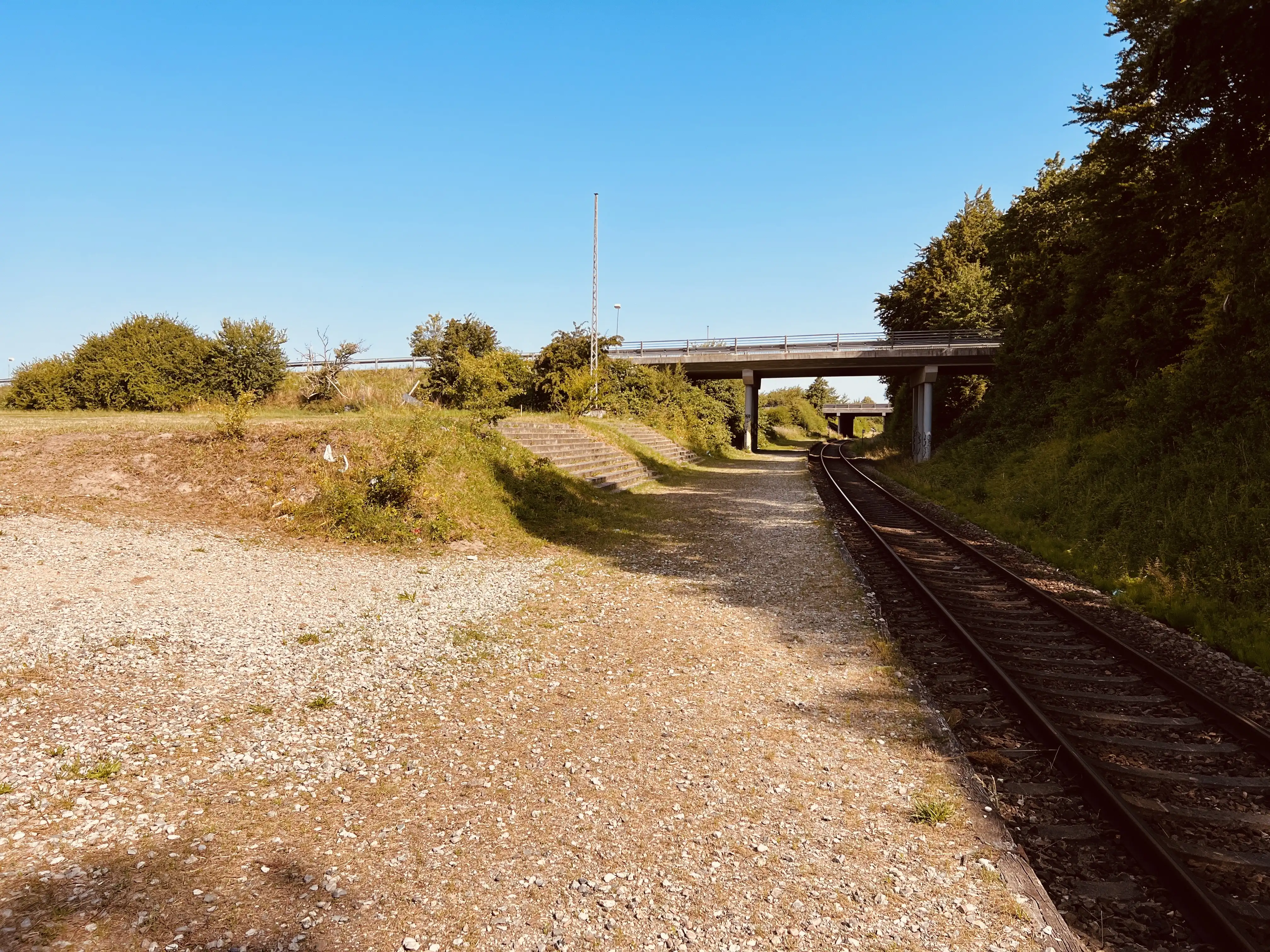 Billede af Roskilde Festivalplads Trinbræt. Billede af Roskilde Festivalplads Trinbræt.