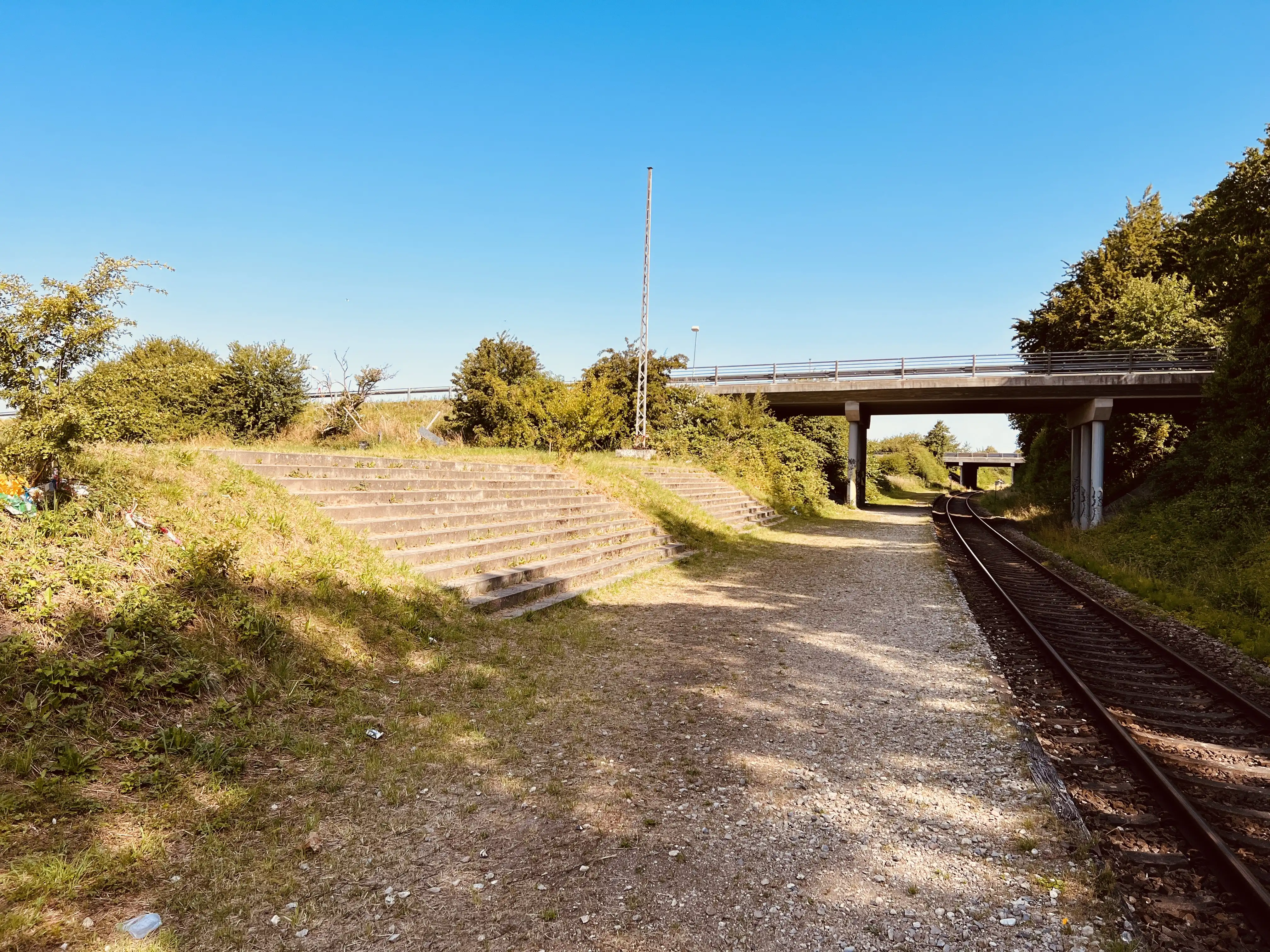 Billede af Roskilde Festivalplads Trinbræt. Billede af Roskilde Festivalplads Trinbræt.