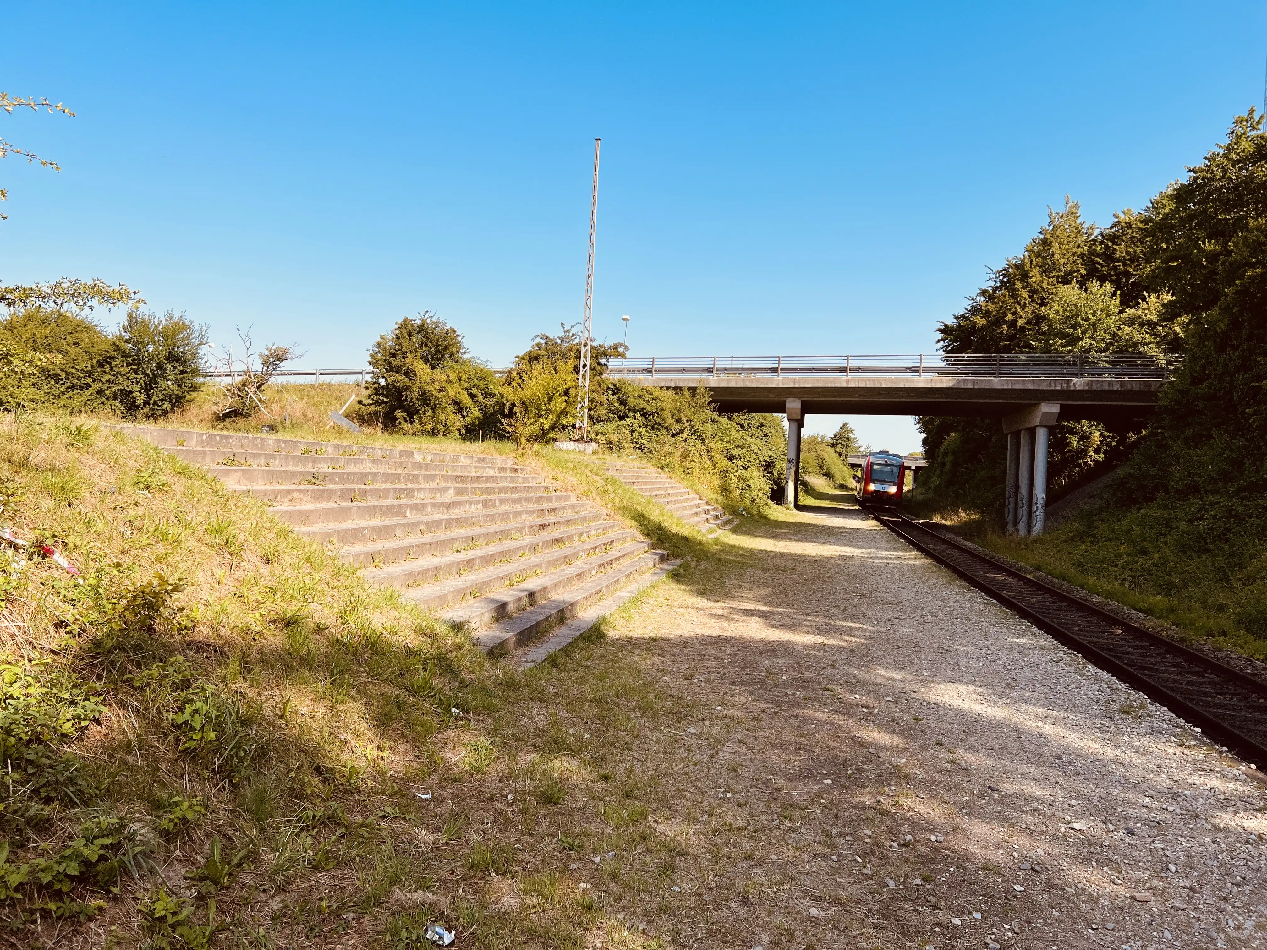 Billede af Roskilde Festivalplads Trinbræt. Billede af Roskilde Festivalplads Trinbræt.
