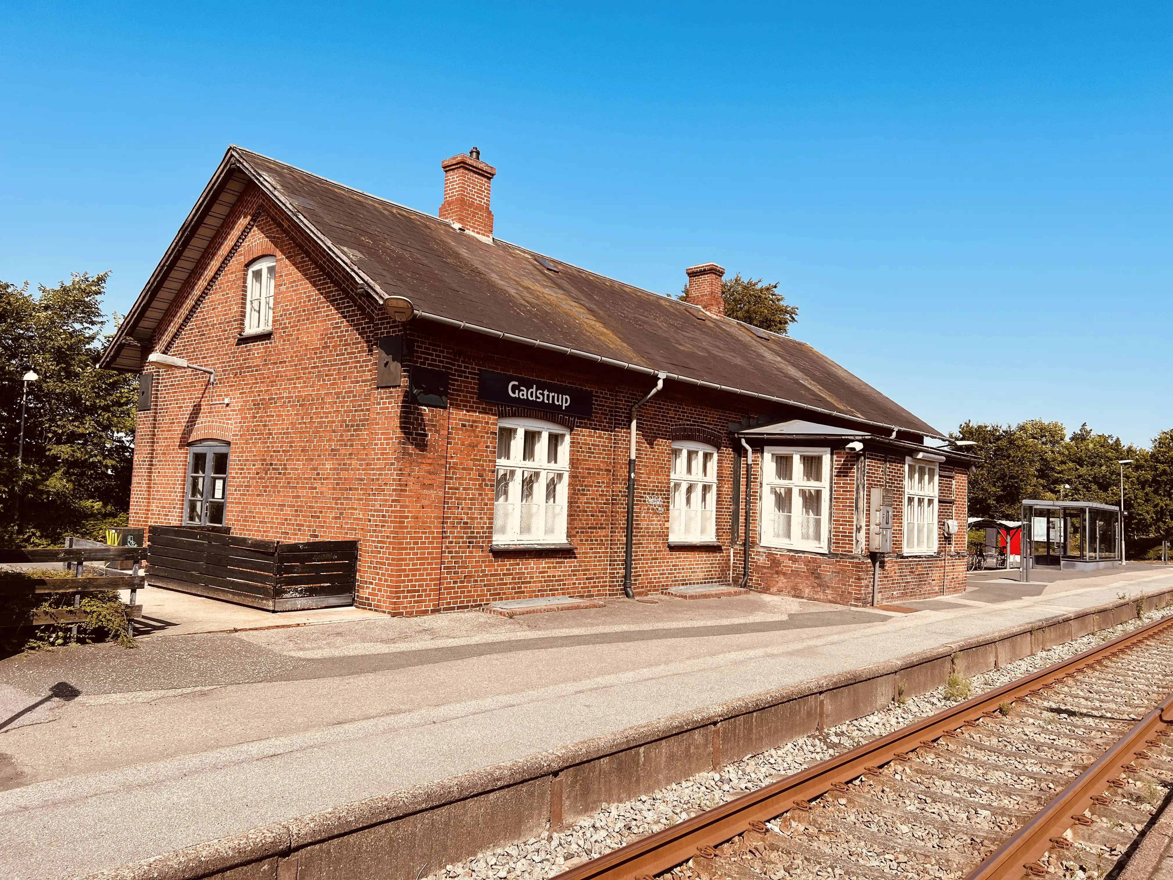 Billede af Gadstrup Station.