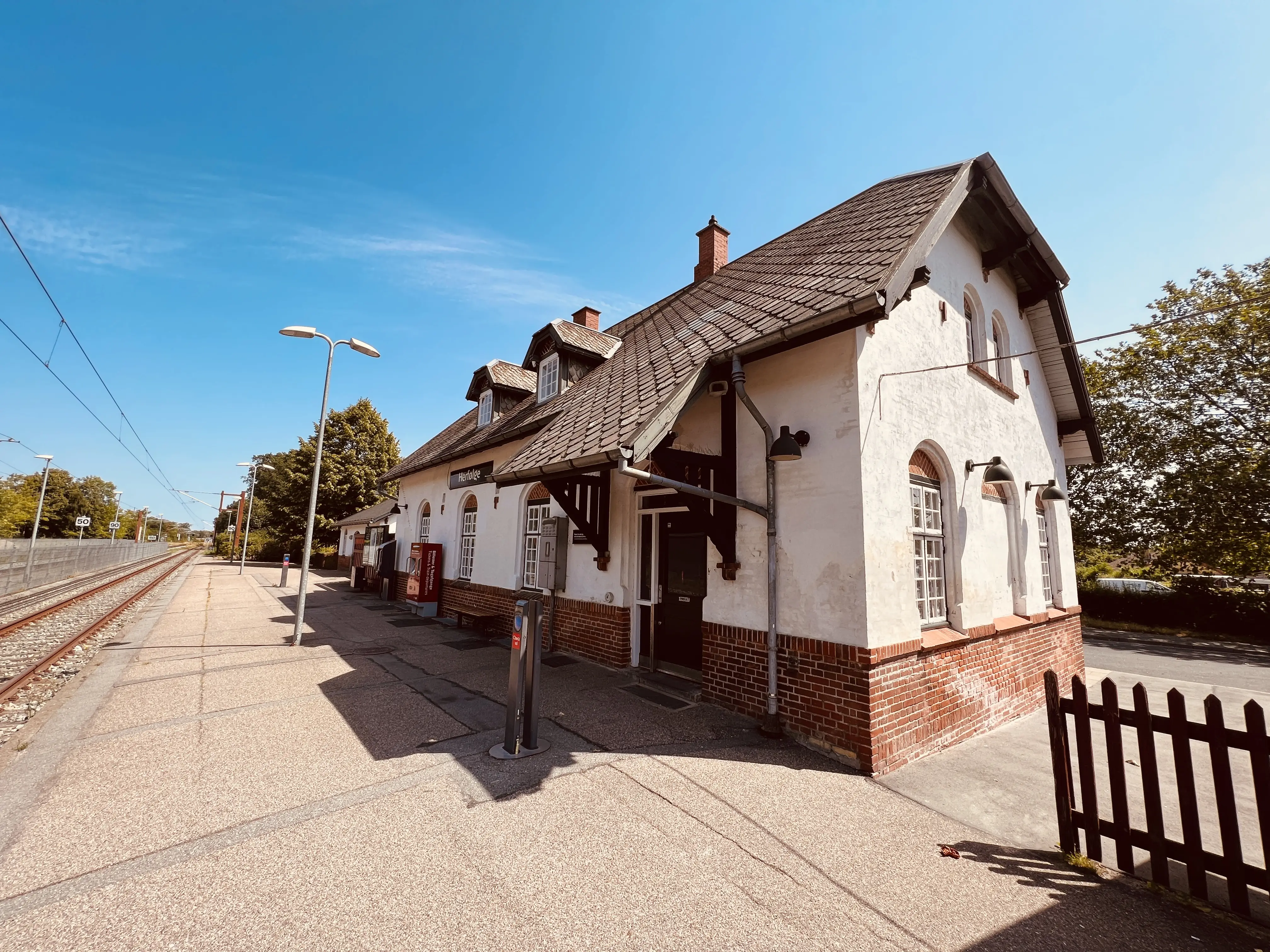 Billede af Herfølge Station.