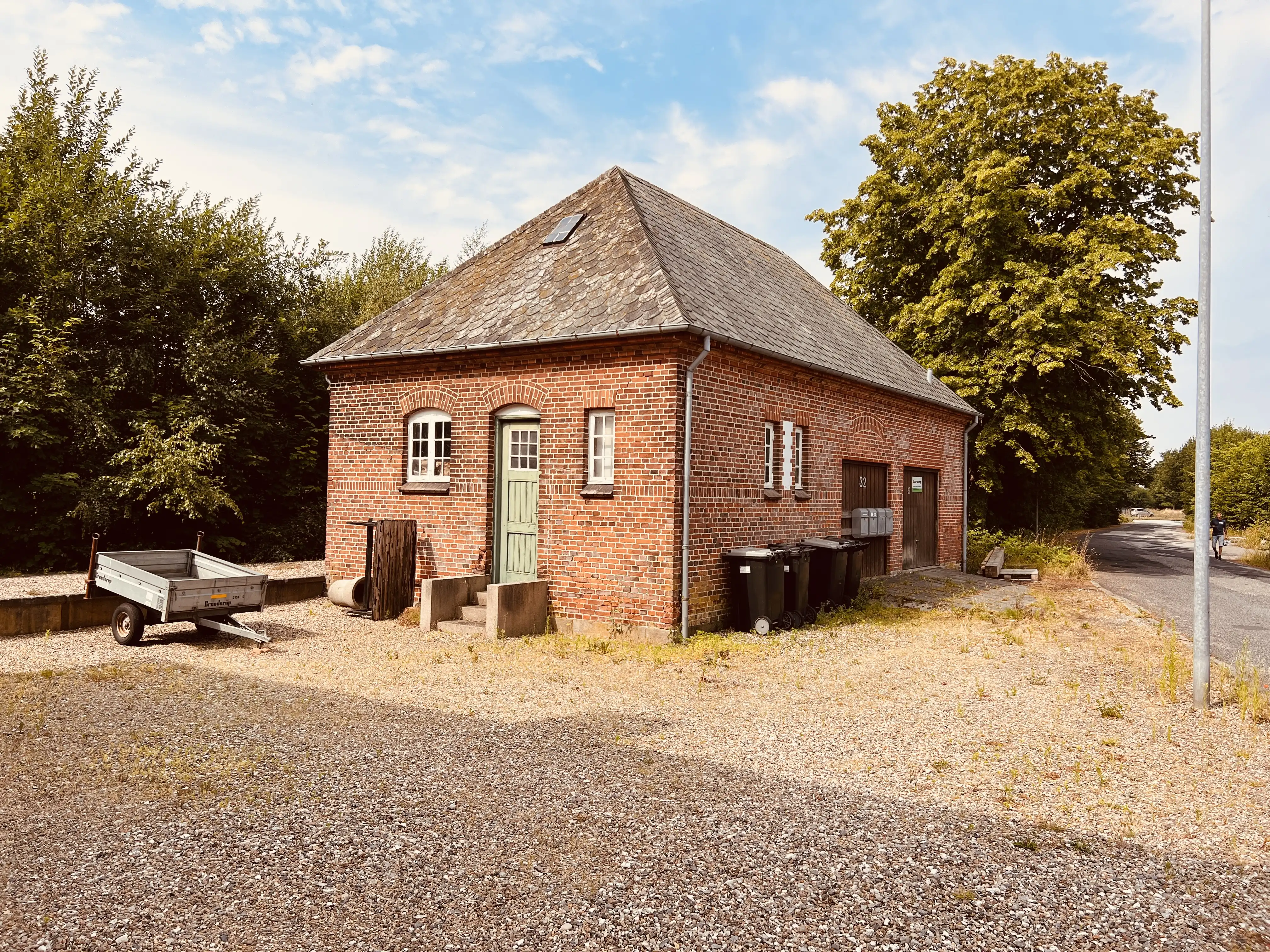 Billede af Strømmen Stations varehus.
