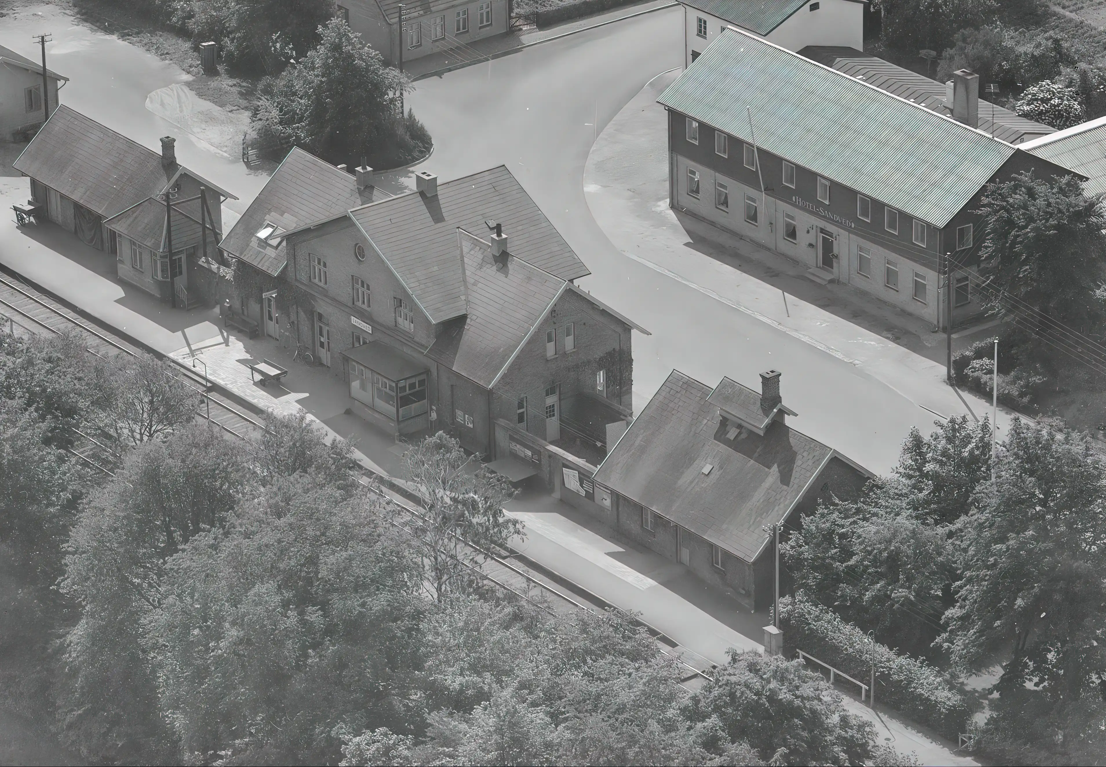 Billede af Sandved Station. Billede af Sandved Station.