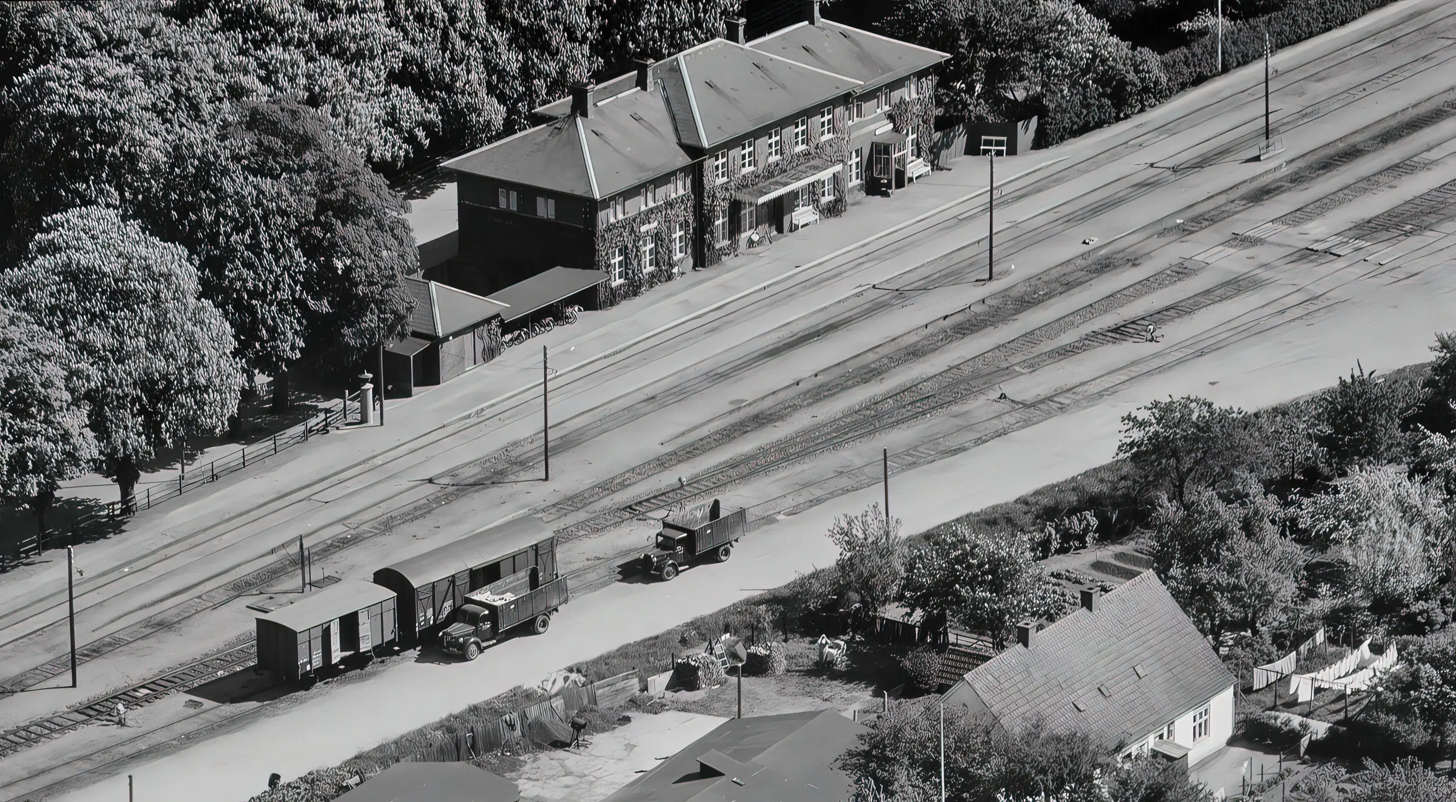 Billede af Hårlev Station.