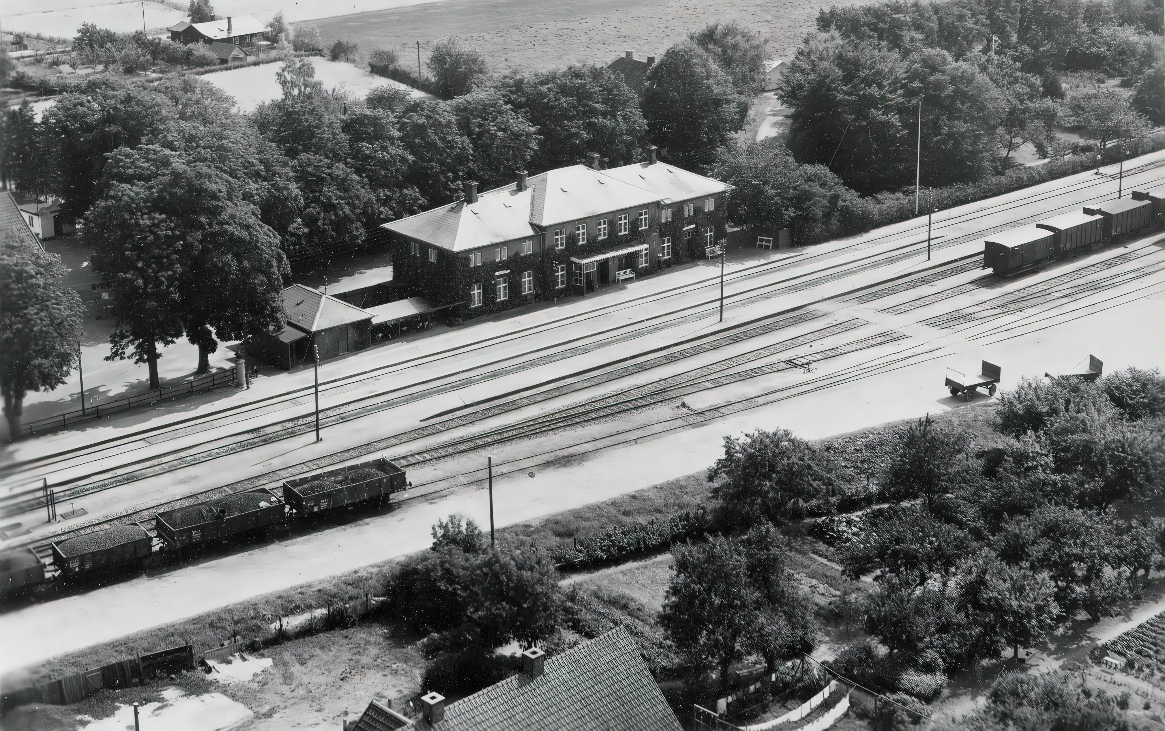 Billede af Hårlev Station.