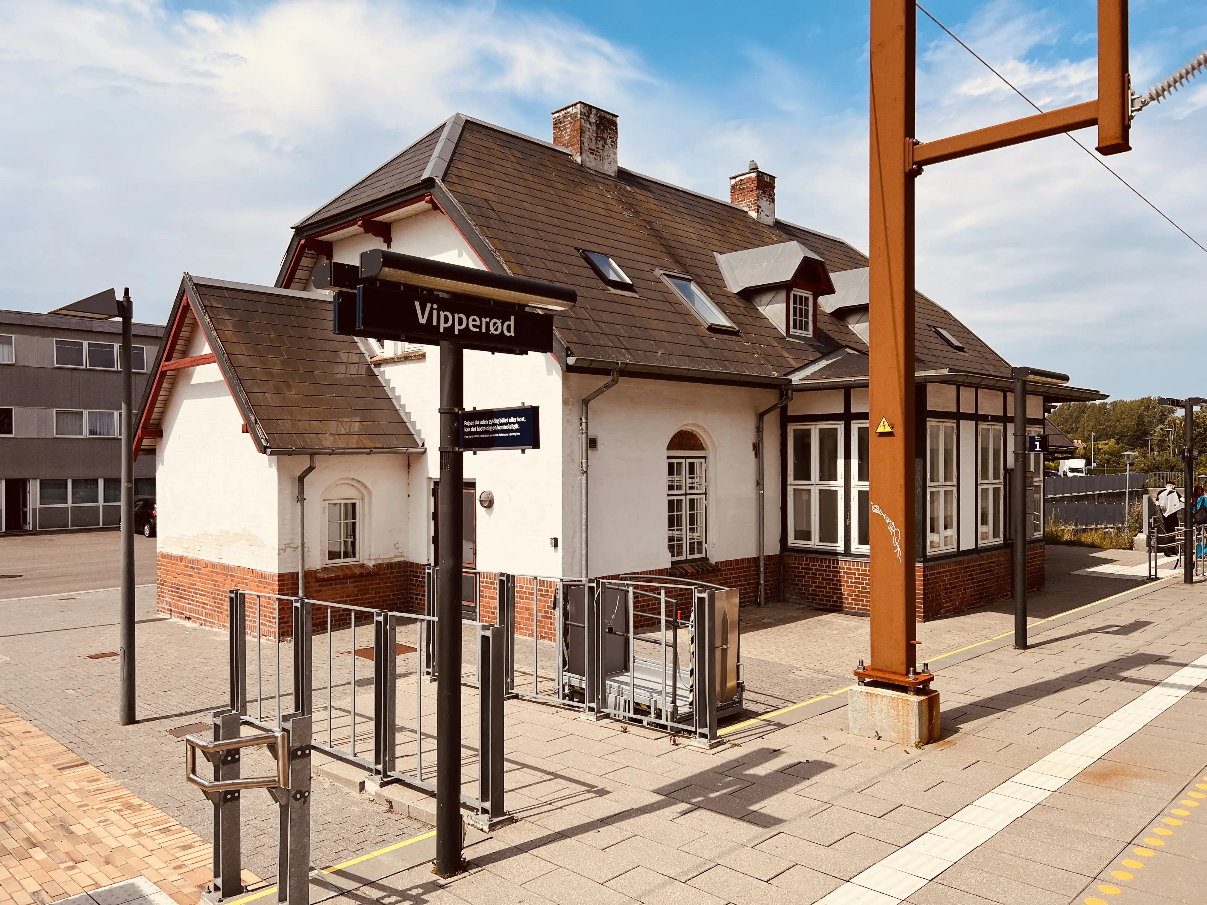 Billede af Vipperød Station.