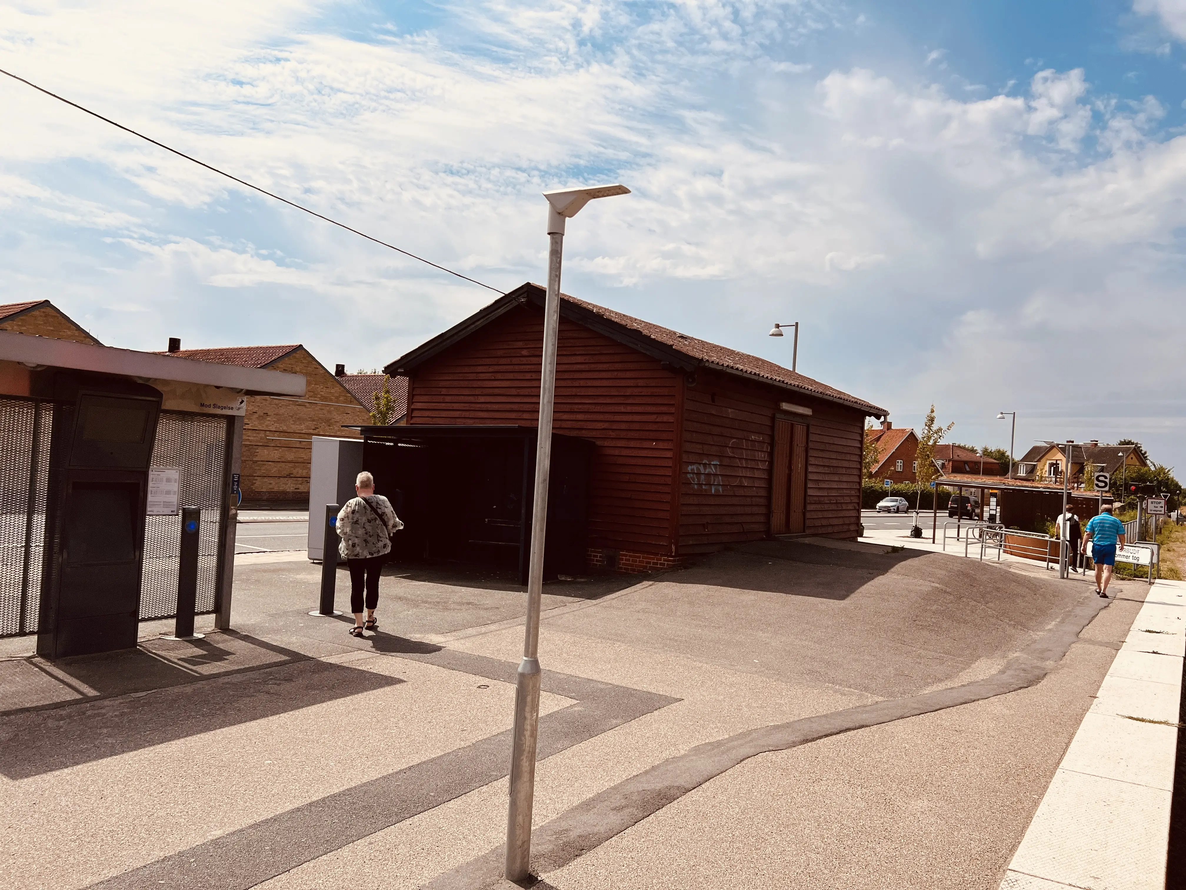 Billede af Stenlille Stations varehus.