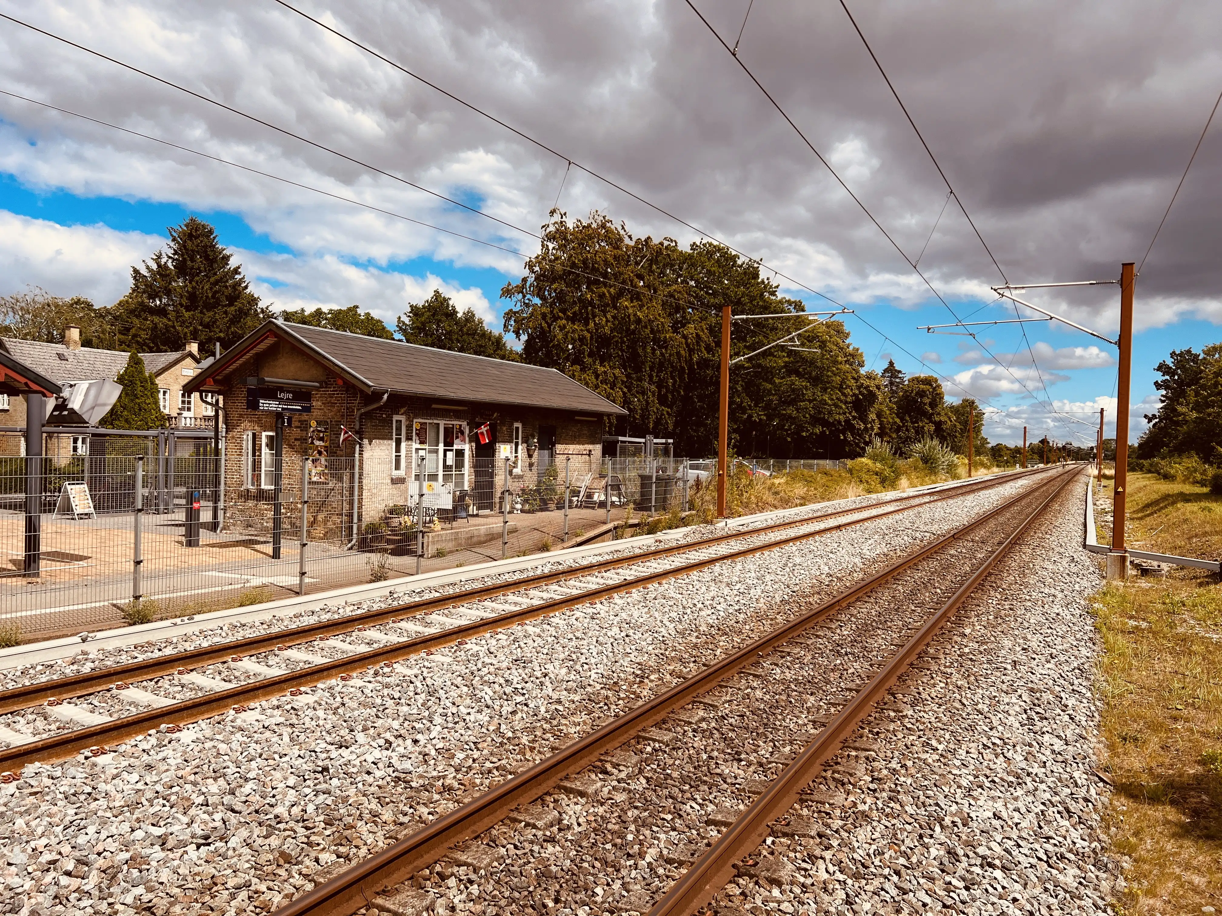 Billede af Lejre Stations lille varehus.