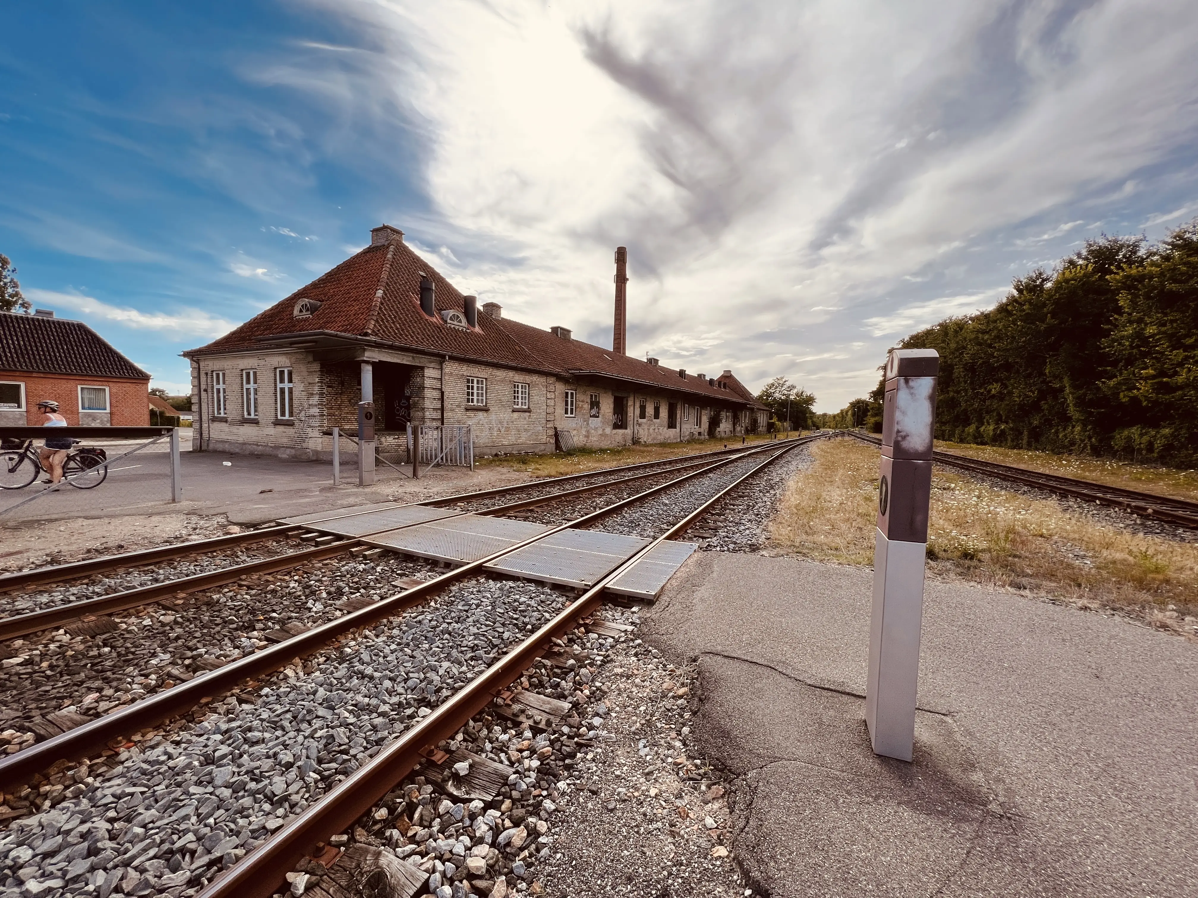 Billede af Maribo Stations varehus.