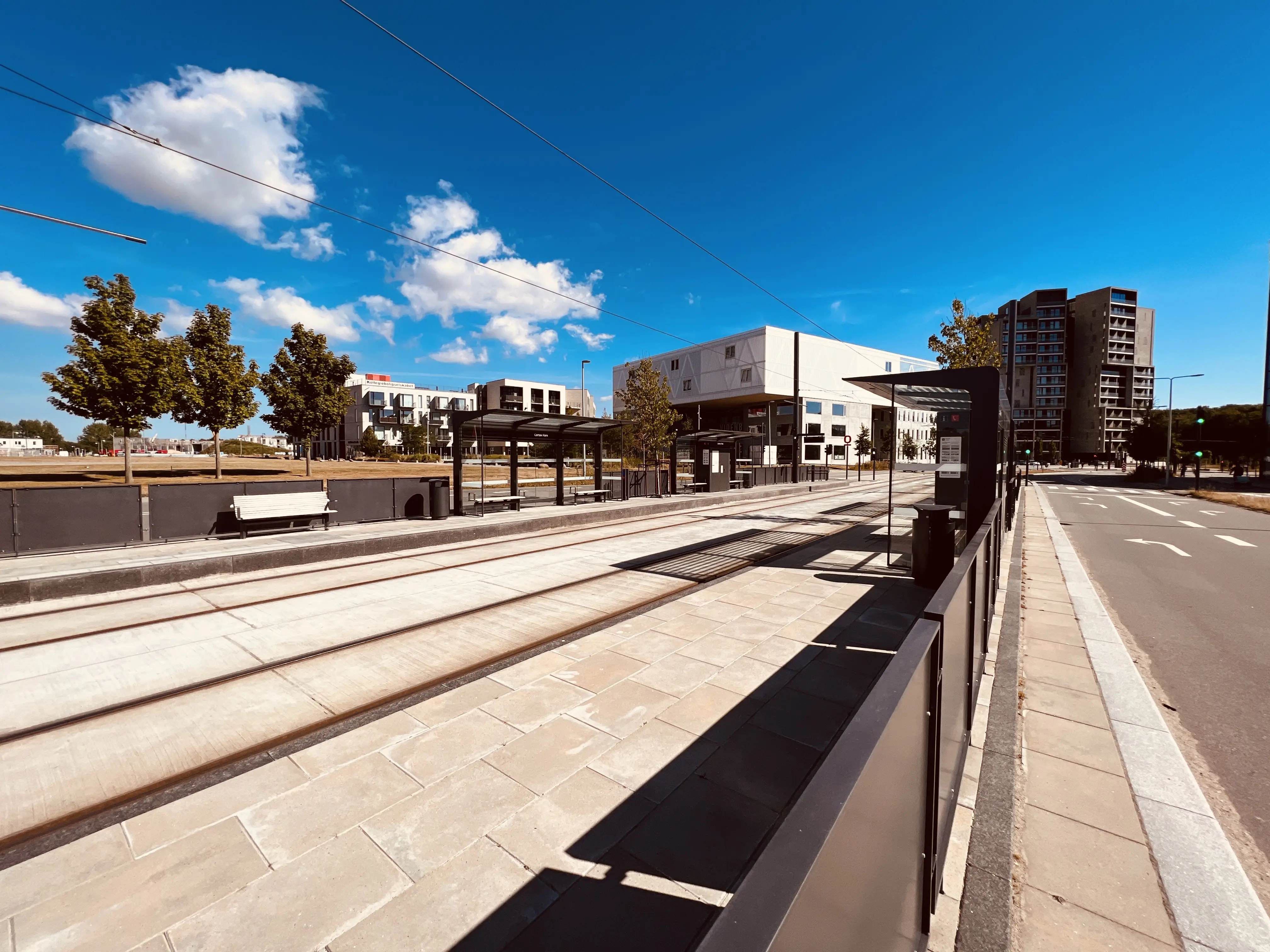 Billede af Cortex Park Letbanestation.