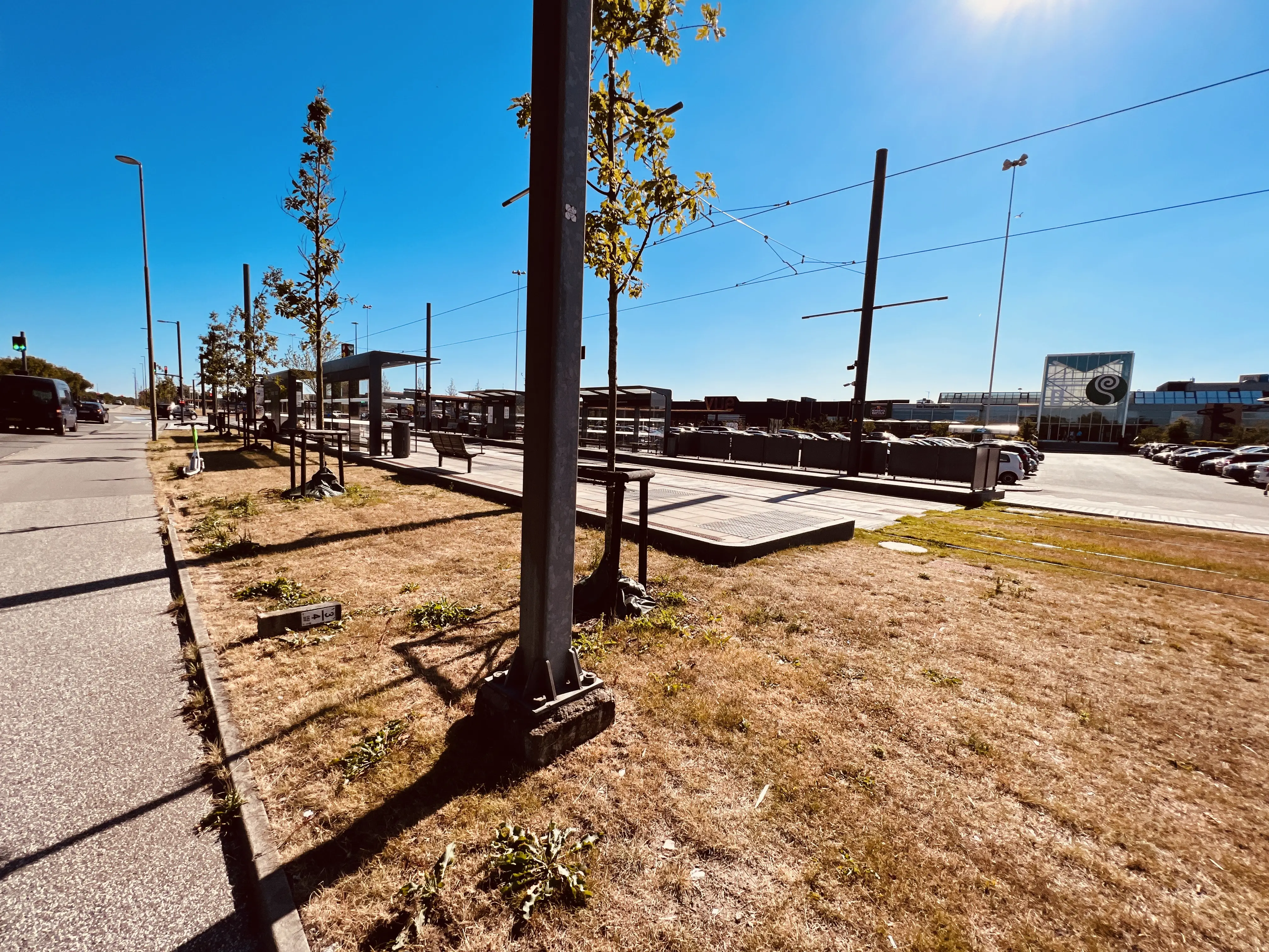 Billede af Rosengårdcentret Letbanestation.