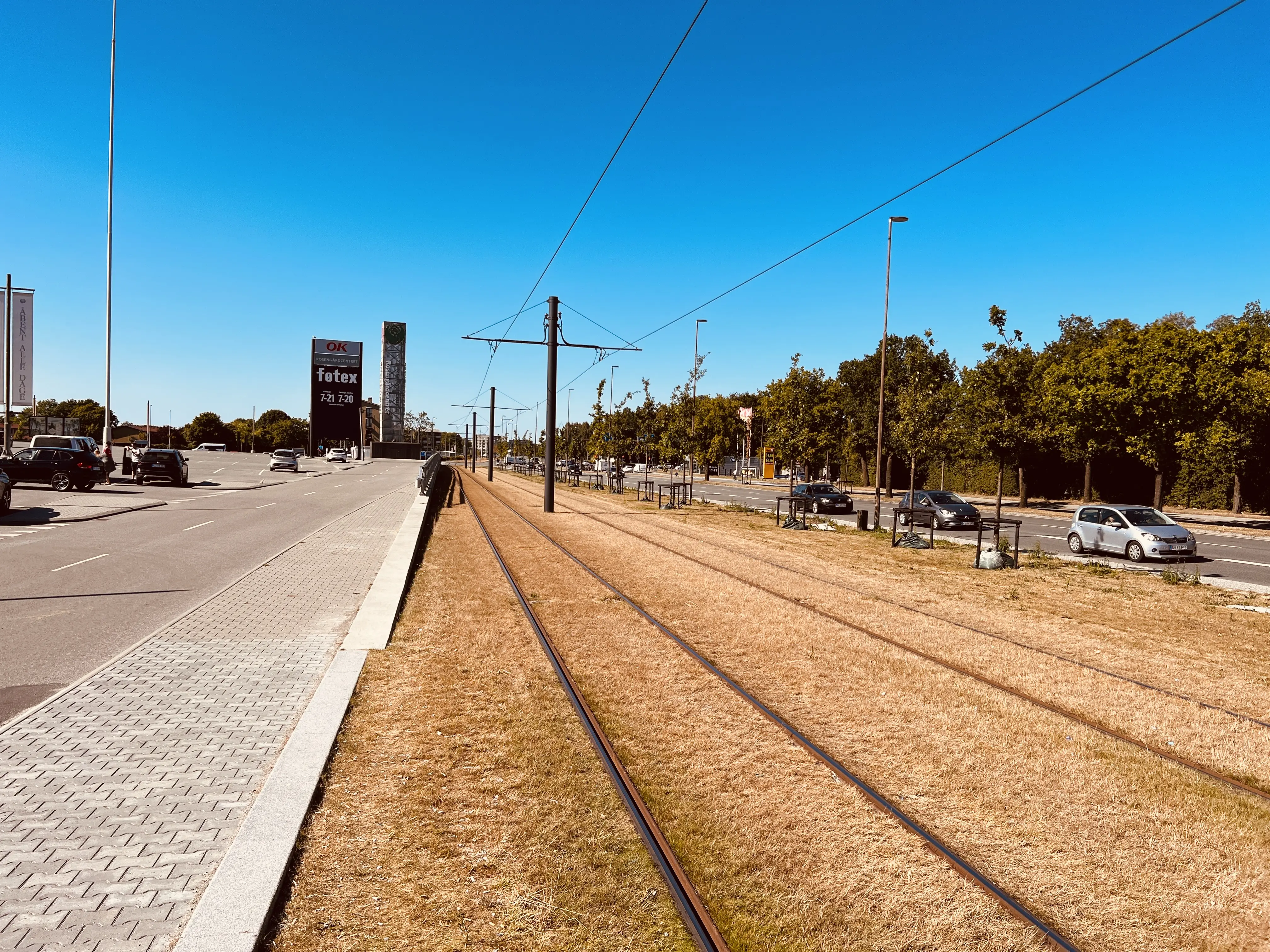 Billede af Rosengårdcentret Letbanestation.