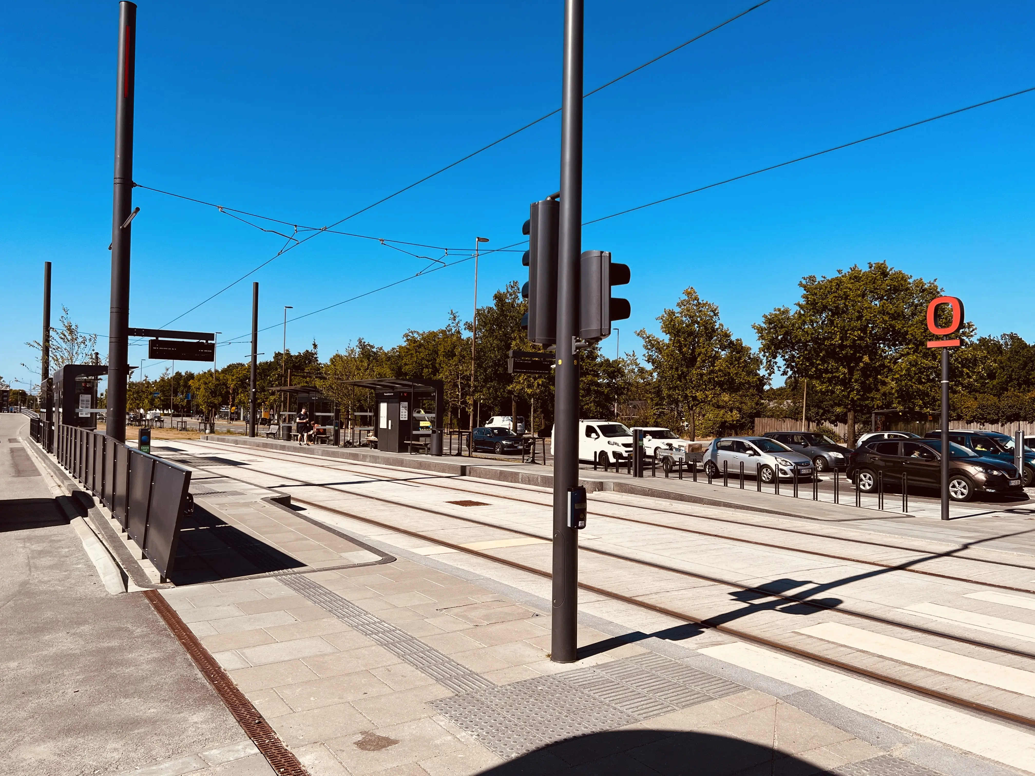 Billede af Rosengårdcentret Letbanestation.
